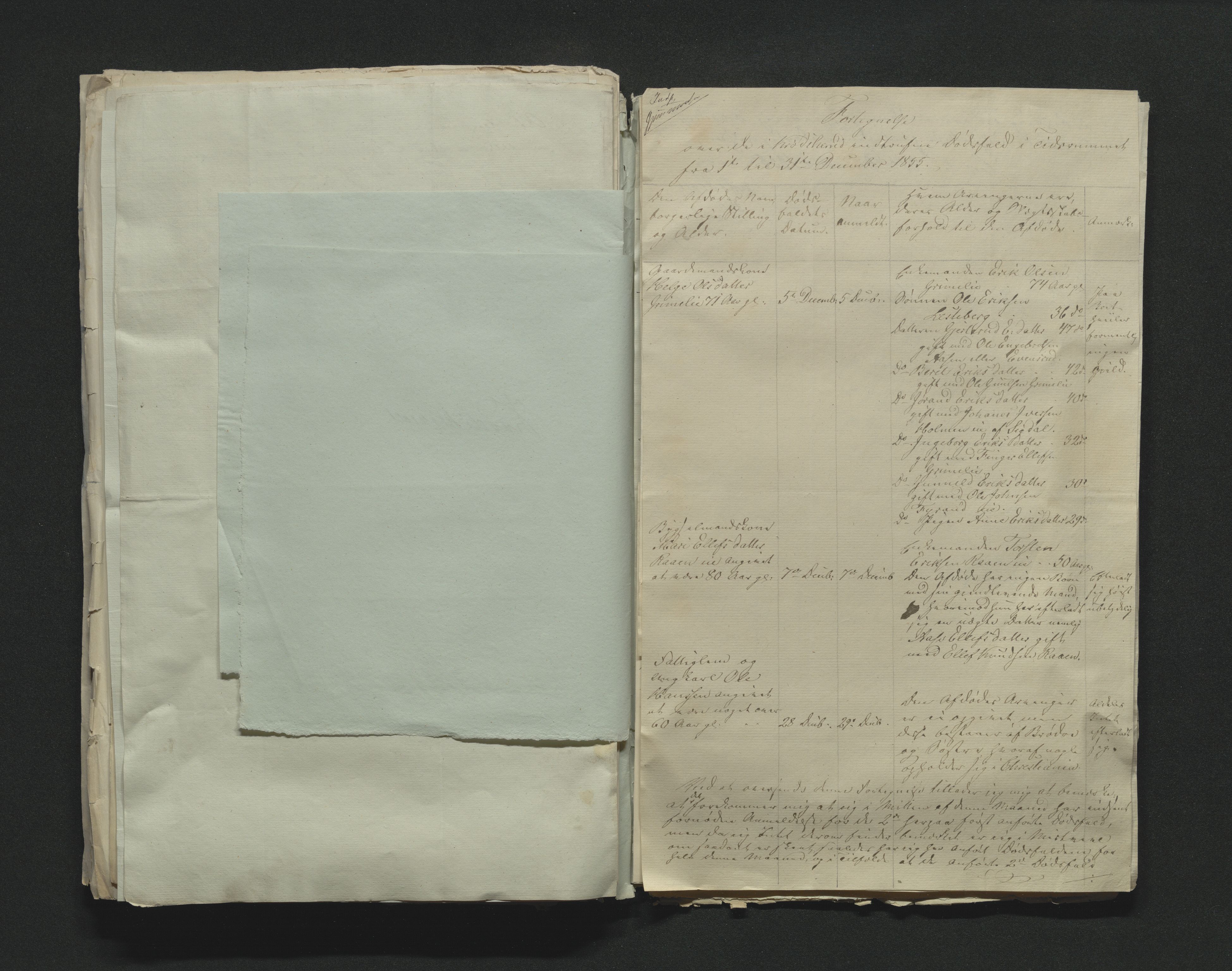 Eiker, Modum og Sigdal sorenskriveri, AV/SAKO-A-123/H/Ha/Hab/L0009: Dødsfallsmeldinger, 1854-1857, s. 231