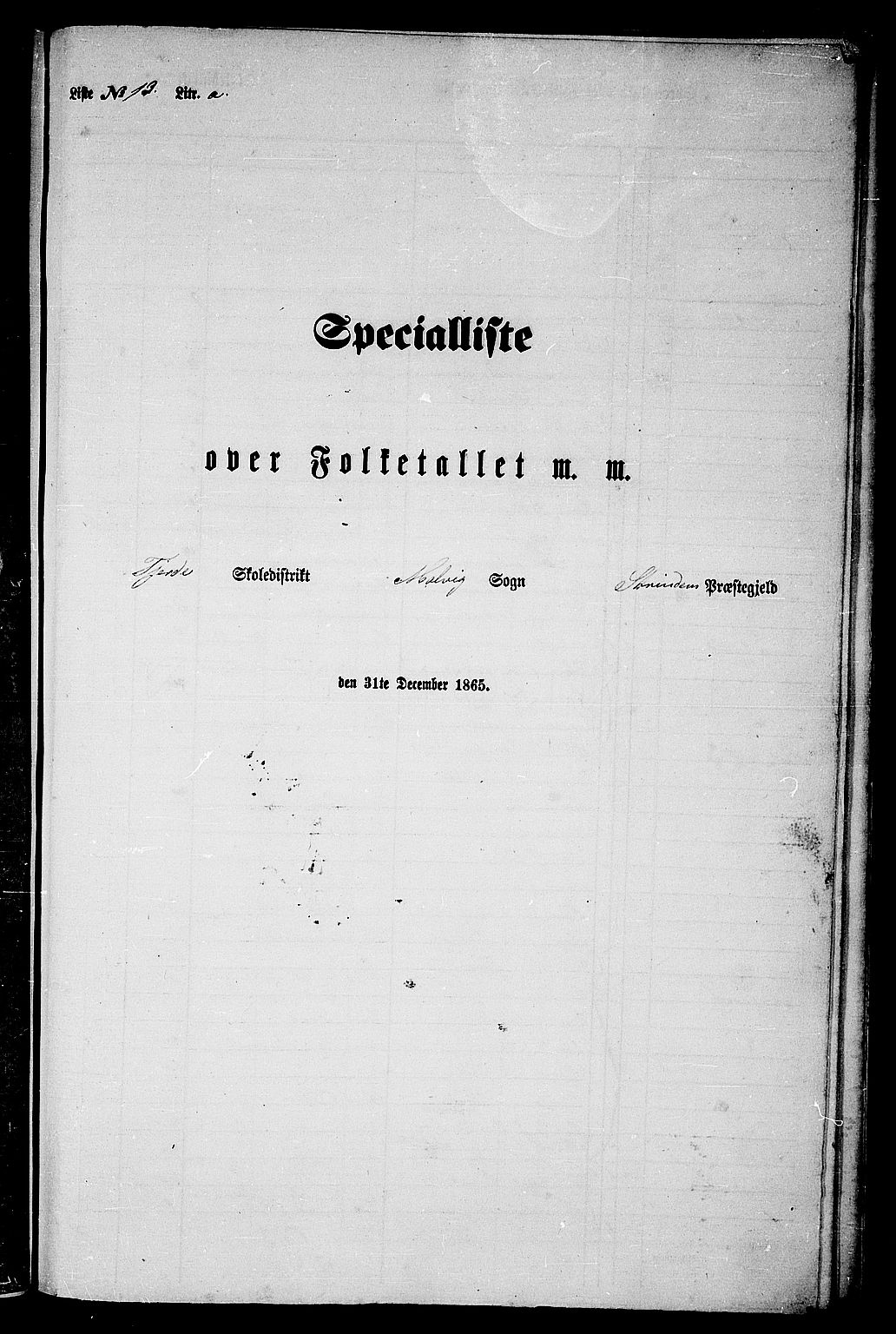 RA, Folketelling 1865 for 1660P Strinda prestegjeld, 1865, s. 251