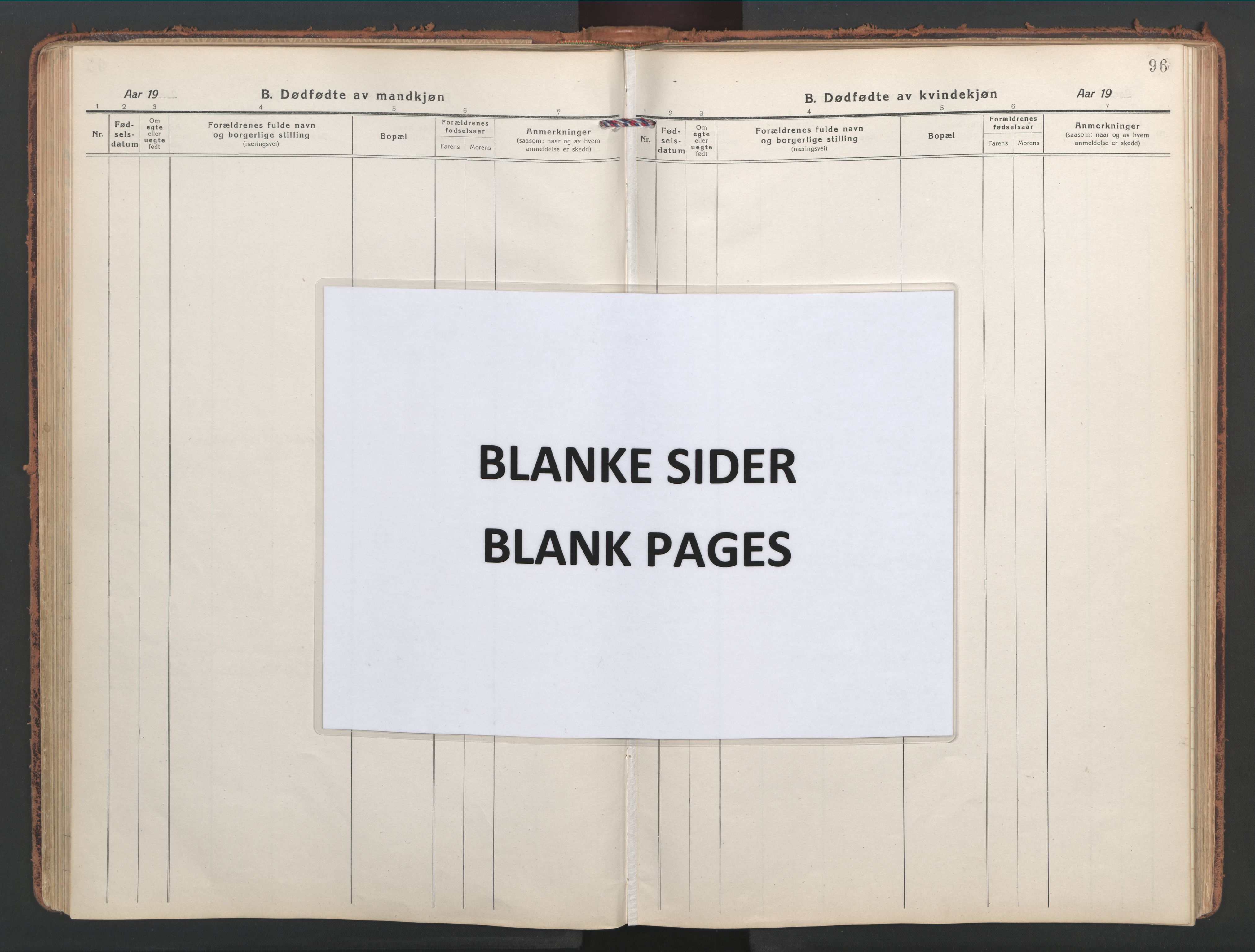 Ministerialprotokoller, klokkerbøker og fødselsregistre - Møre og Romsdal, AV/SAT-A-1454/514/L0202: Klokkerbok nr. 514C02, 1916-1944, s. 96