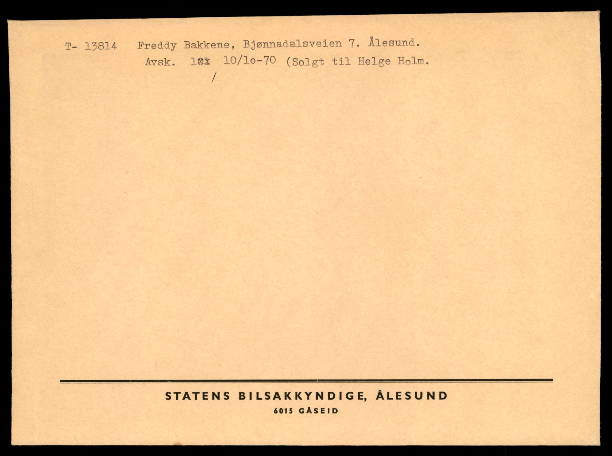 Møre og Romsdal vegkontor - Ålesund trafikkstasjon, AV/SAT-A-4099/F/Fe/L0041: Registreringskort for kjøretøy T 13710 - T 13905, 1927-1998, s. 1843