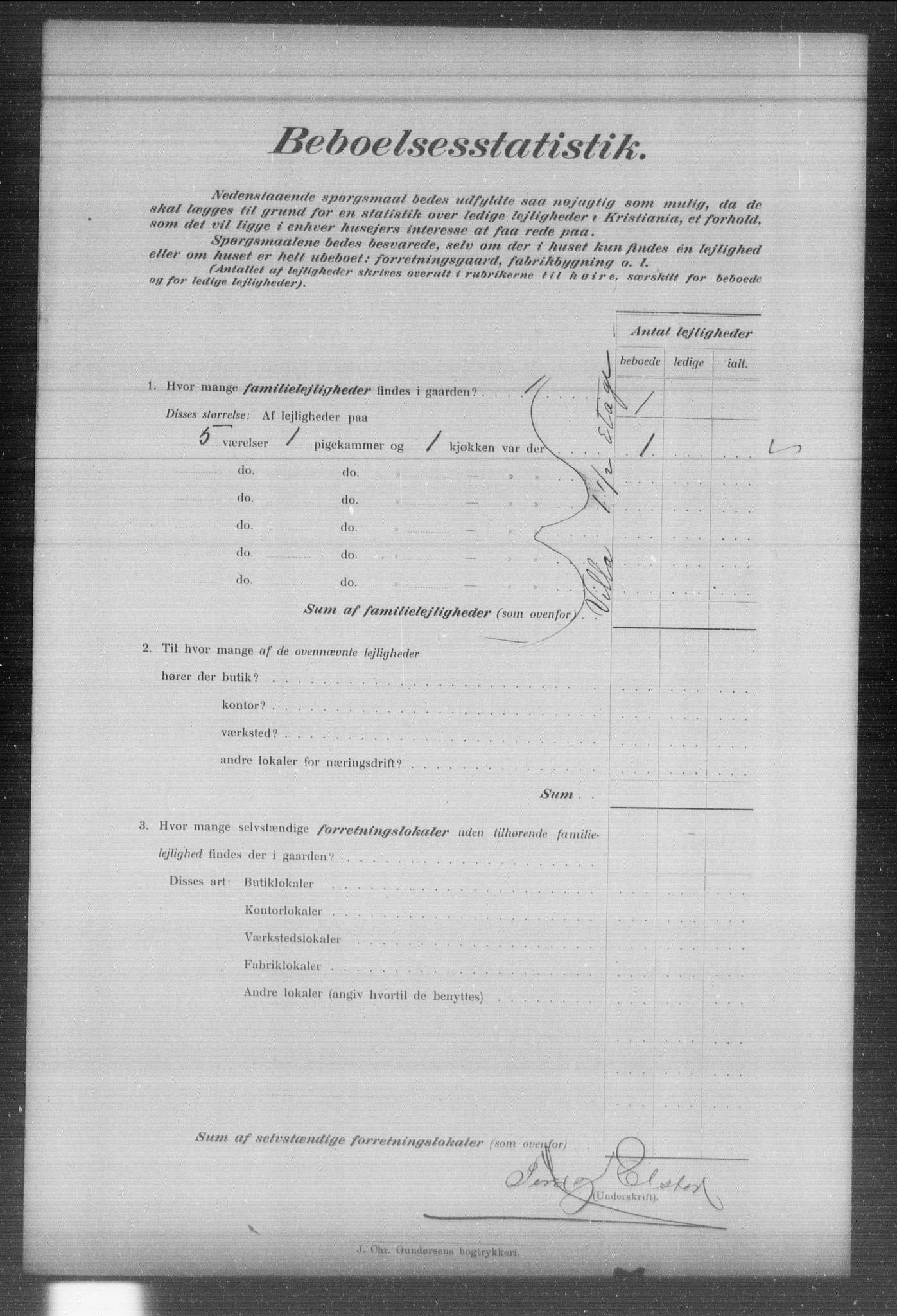 OBA, Kommunal folketelling 31.12.1903 for Kristiania kjøpstad, 1903, s. 6686