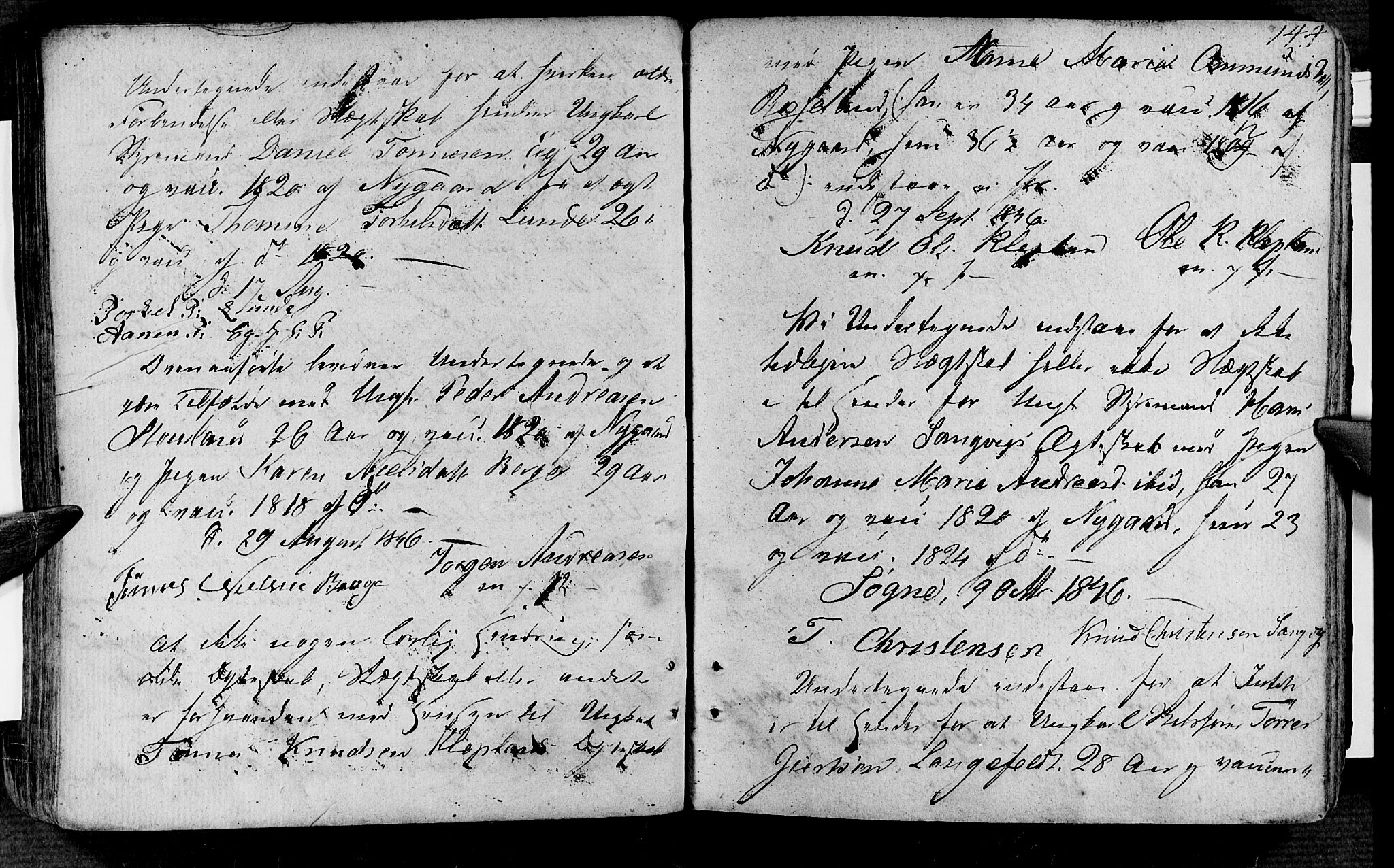 Søgne sokneprestkontor, AV/SAK-1111-0037/F/Fa/Fab/L0007: Ministerialbok nr. A 7, 1791-1851, s. 144