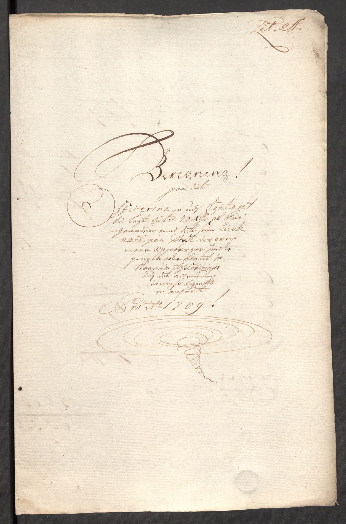 Rentekammeret inntil 1814, Reviderte regnskaper, Fogderegnskap, RA/EA-4092/R51/L3190: Fogderegnskap Nordhordland og Voss, 1709, s. 196