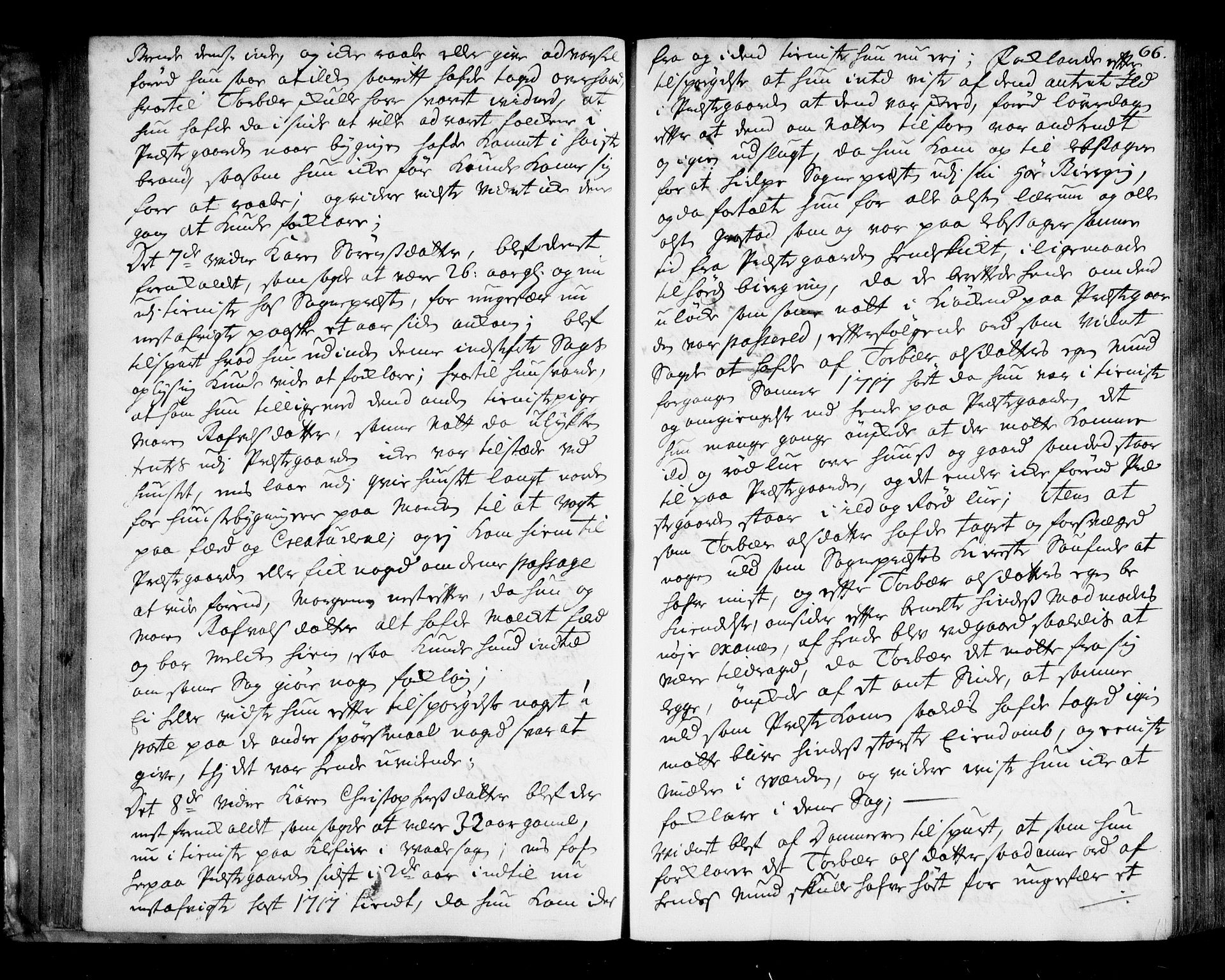 Nordre Jarlsberg sorenskriveri, AV/SAKO-A-80/F/Fa/Faa/L0015: Tingbok, 1718-1720, s. 66