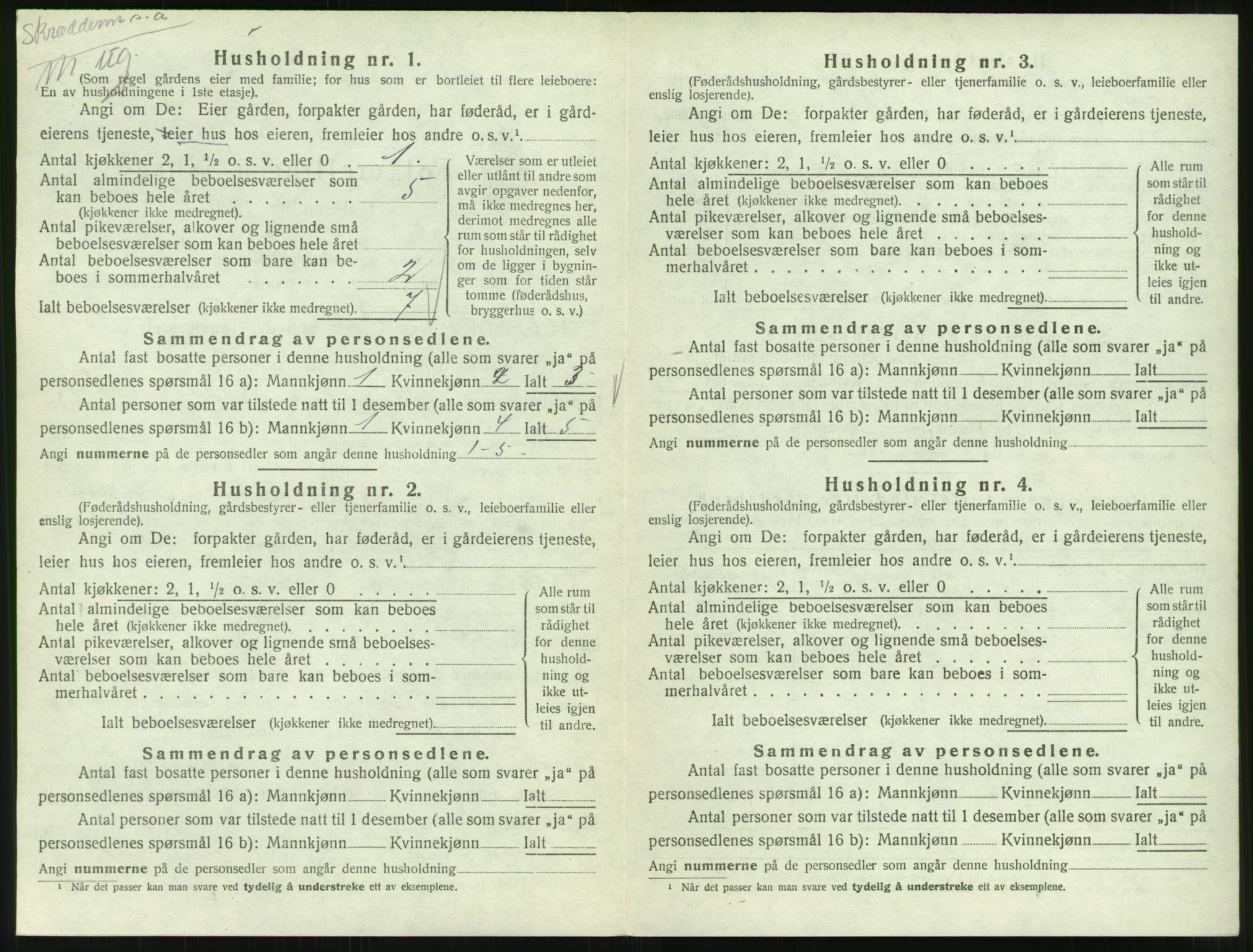 SAT, Folketelling 1920 for 1542 Eresfjord og Vistdal herred, 1920, s. 410