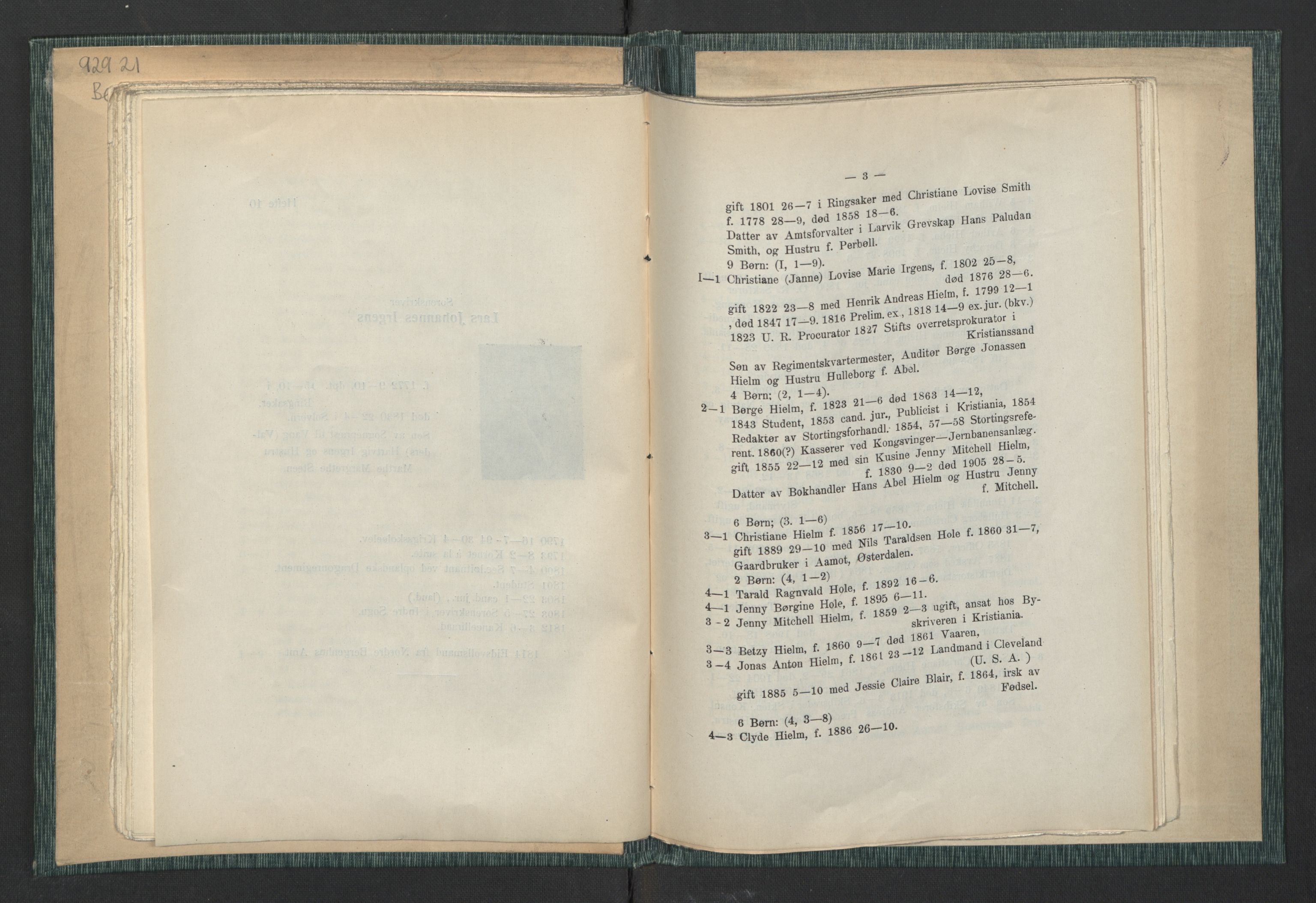 Andre publikasjoner, PUBL/PUBL-999/0003/0001: Johan Kielland Bergwitz: Vore Eidsvollsmænds efterkommere. Gjennem alle linjer i 100 aar (1914), 1814-1914, s. 50