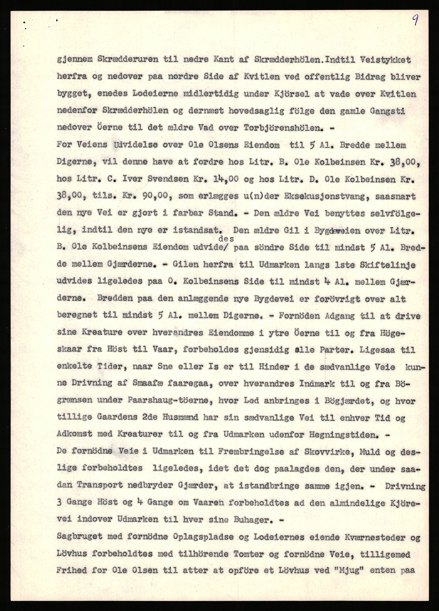 Statsarkivet i Stavanger, AV/SAST-A-101971/03/Y/Yj/L0069: Avskrifter sortert etter gårdsnavn: Riske - Rosland store, 1750-1930, s. 303