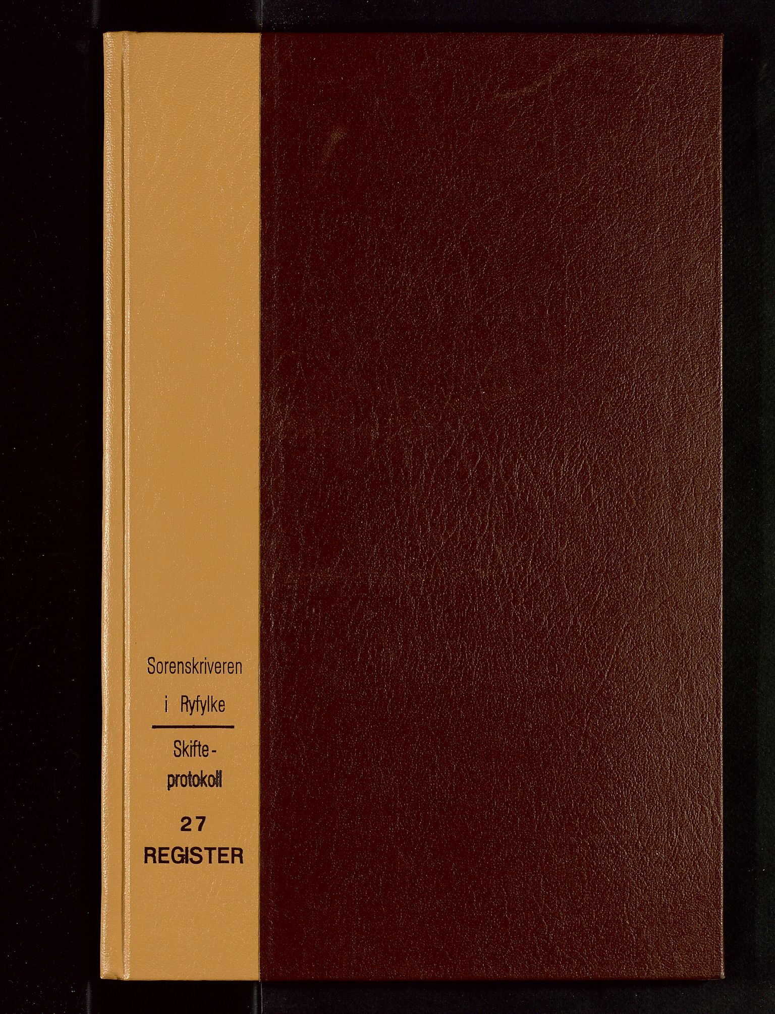 Ryfylke tingrett, AV/SAST-A-100055/001/IV/IVD/L0027: Skifteprotokoll, register i protokollen, 1881-1885