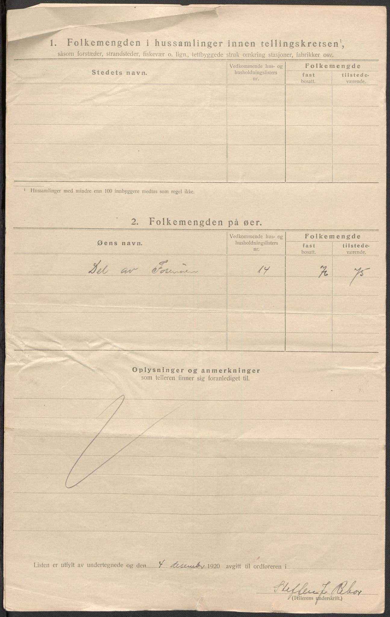 SAB, Folketelling 1920 for 1264 Austrheim herred, 1920, s. 40