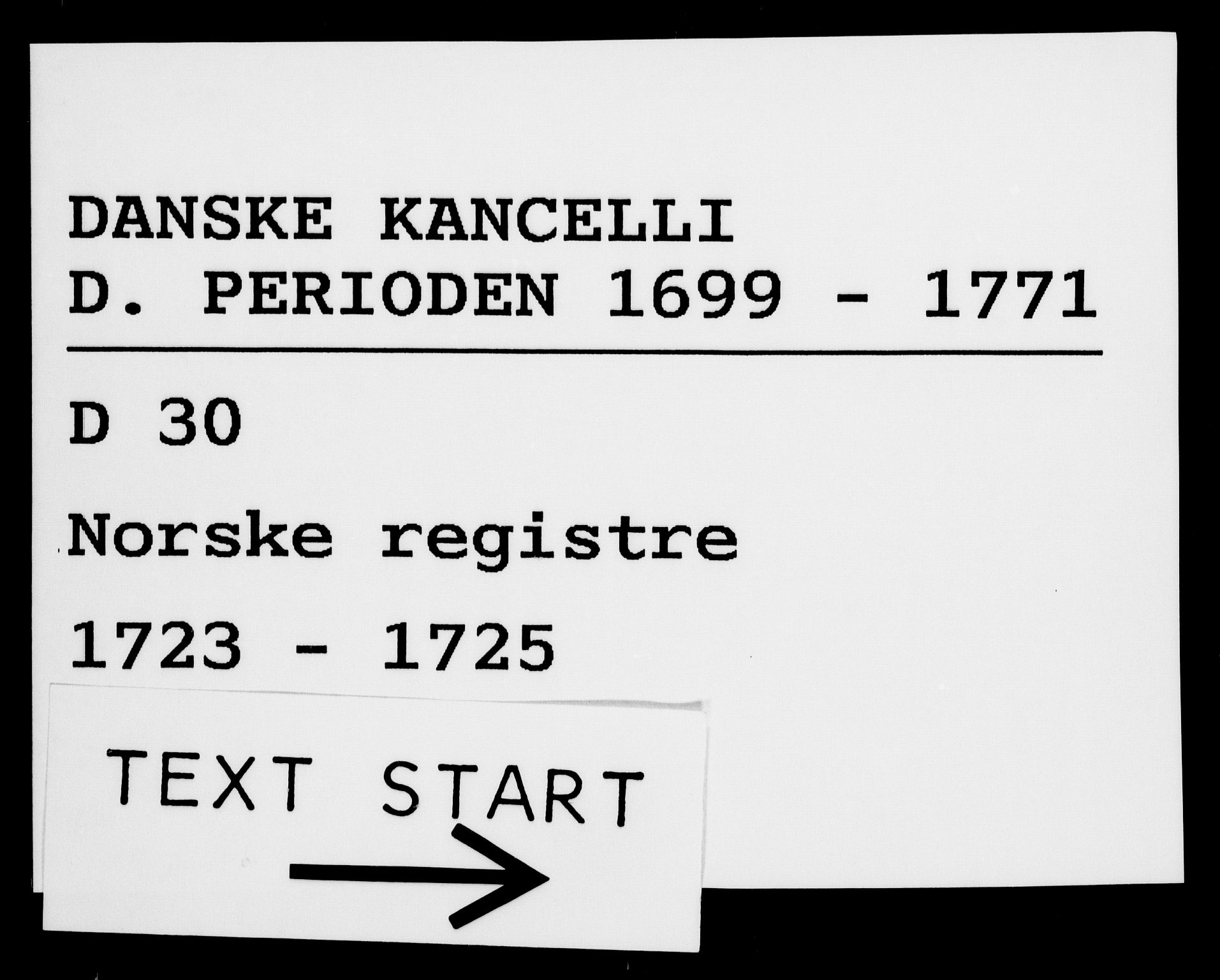 Danske Kanselli 1572-1799, AV/RA-EA-3023/F/Fc/Fca/Fcaa/L0024: Norske registre, 1723-1725