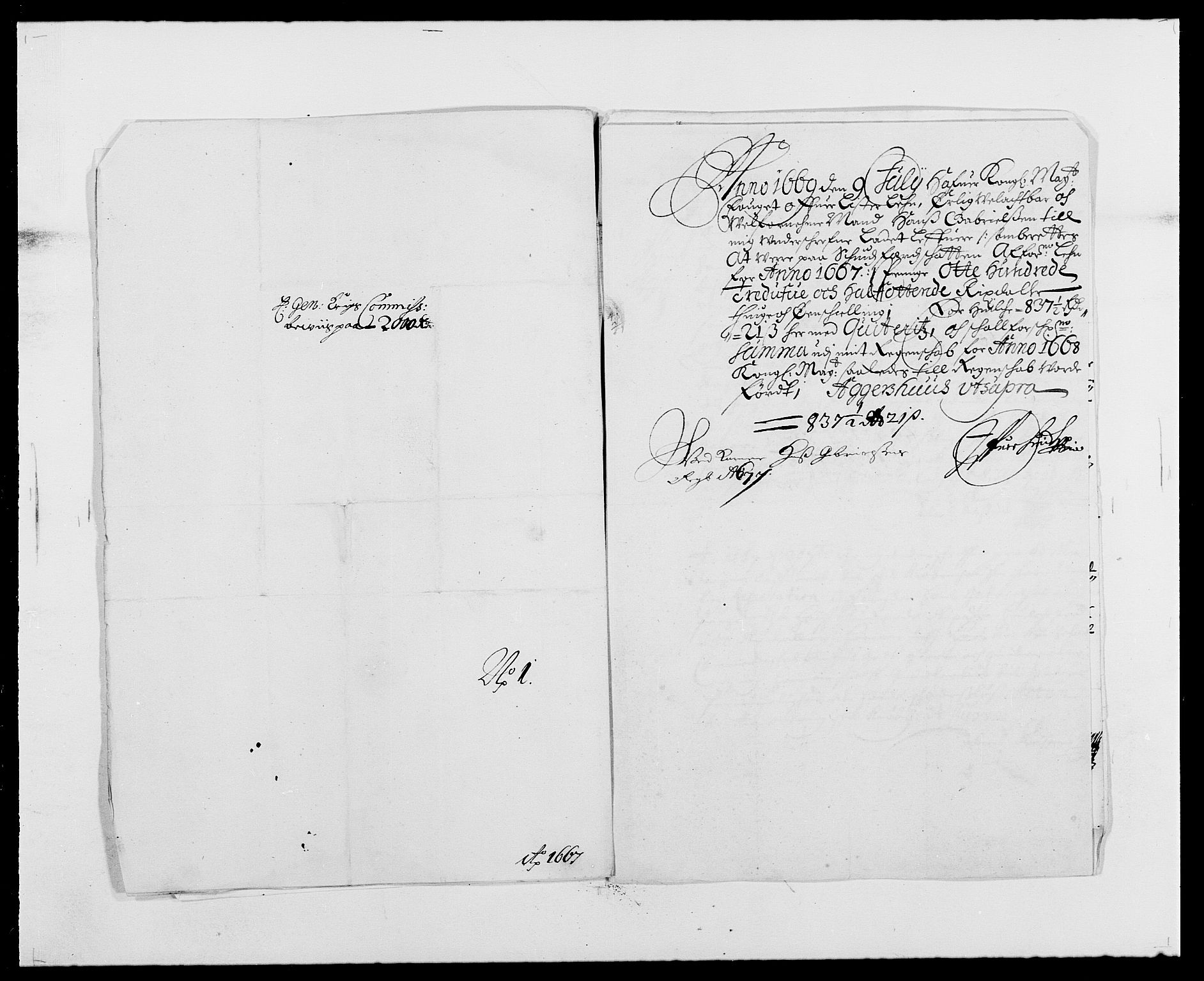 Rentekammeret inntil 1814, Reviderte regnskaper, Fogderegnskap, RA/EA-4092/R41/L2524: Fogderegnskap Lista, 1665-1668, s. 336