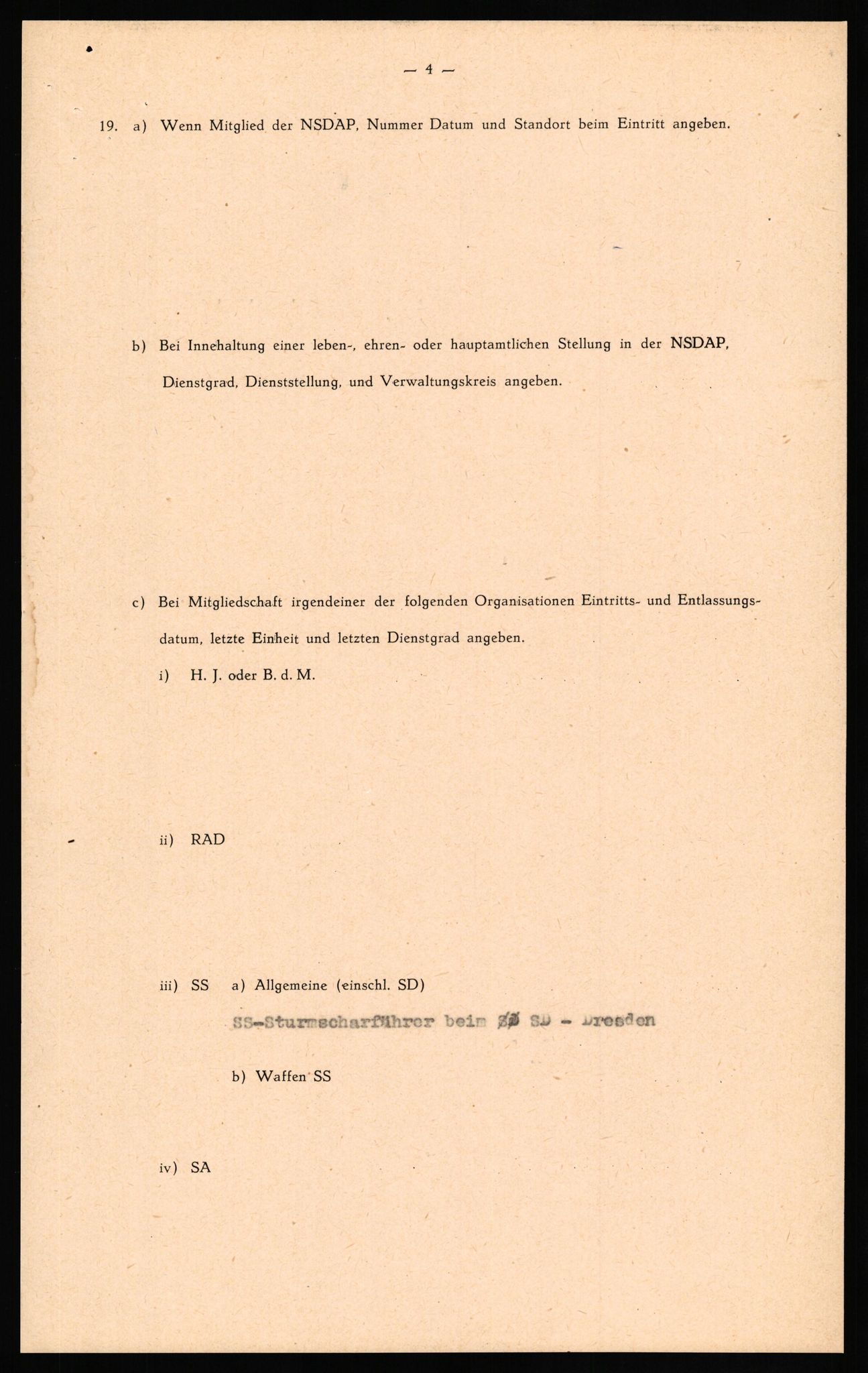 Forsvaret, Forsvarets overkommando II, AV/RA-RAFA-3915/D/Db/L0025: CI Questionaires. Tyske okkupasjonsstyrker i Norge. Tyskere., 1945-1946, s. 265