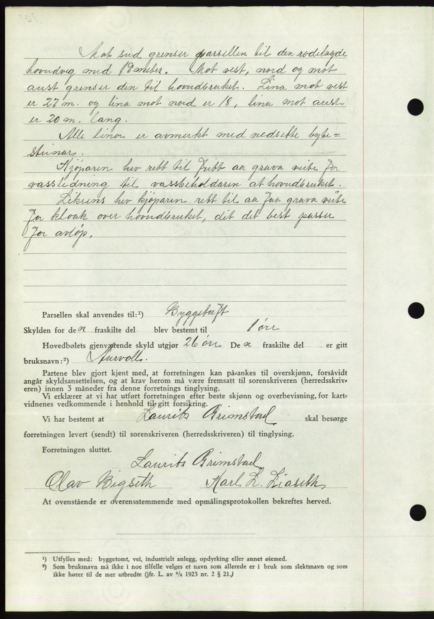 Søre Sunnmøre sorenskriveri, AV/SAT-A-4122/1/2/2C/L0063: Pantebok nr. 57, 1937-1937, Dagboknr: 687/1937