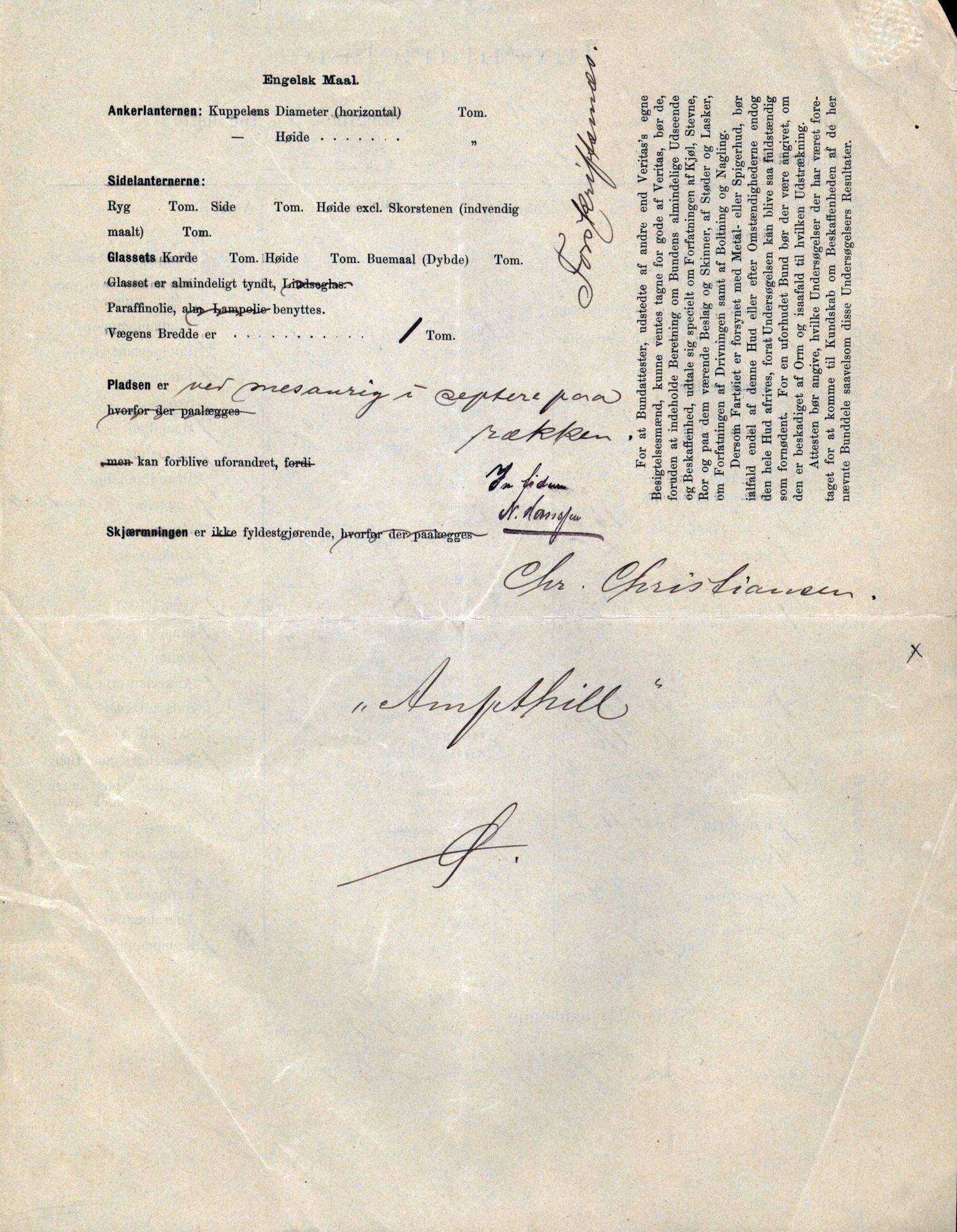 Pa 63 - Østlandske skibsassuranceforening, VEMU/A-1079/G/Ga/L0029/0008: Havaridokumenter / Broderfolket, Amthill, Argo, Axel, 1893, s. 14