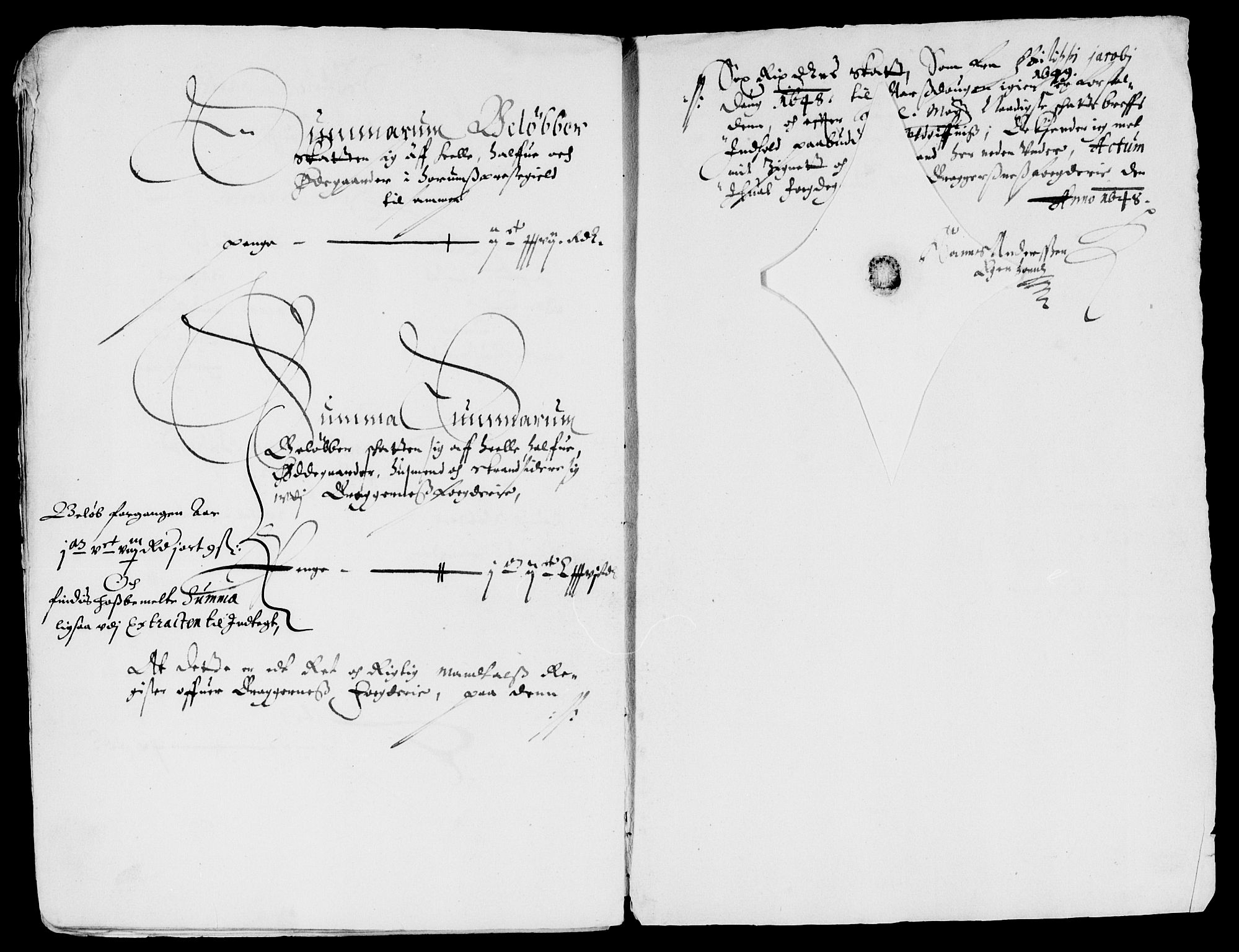 Rentekammeret inntil 1814, Reviderte regnskaper, Lensregnskaper, AV/RA-EA-5023/R/Rb/Rba/L0195: Akershus len, 1648
