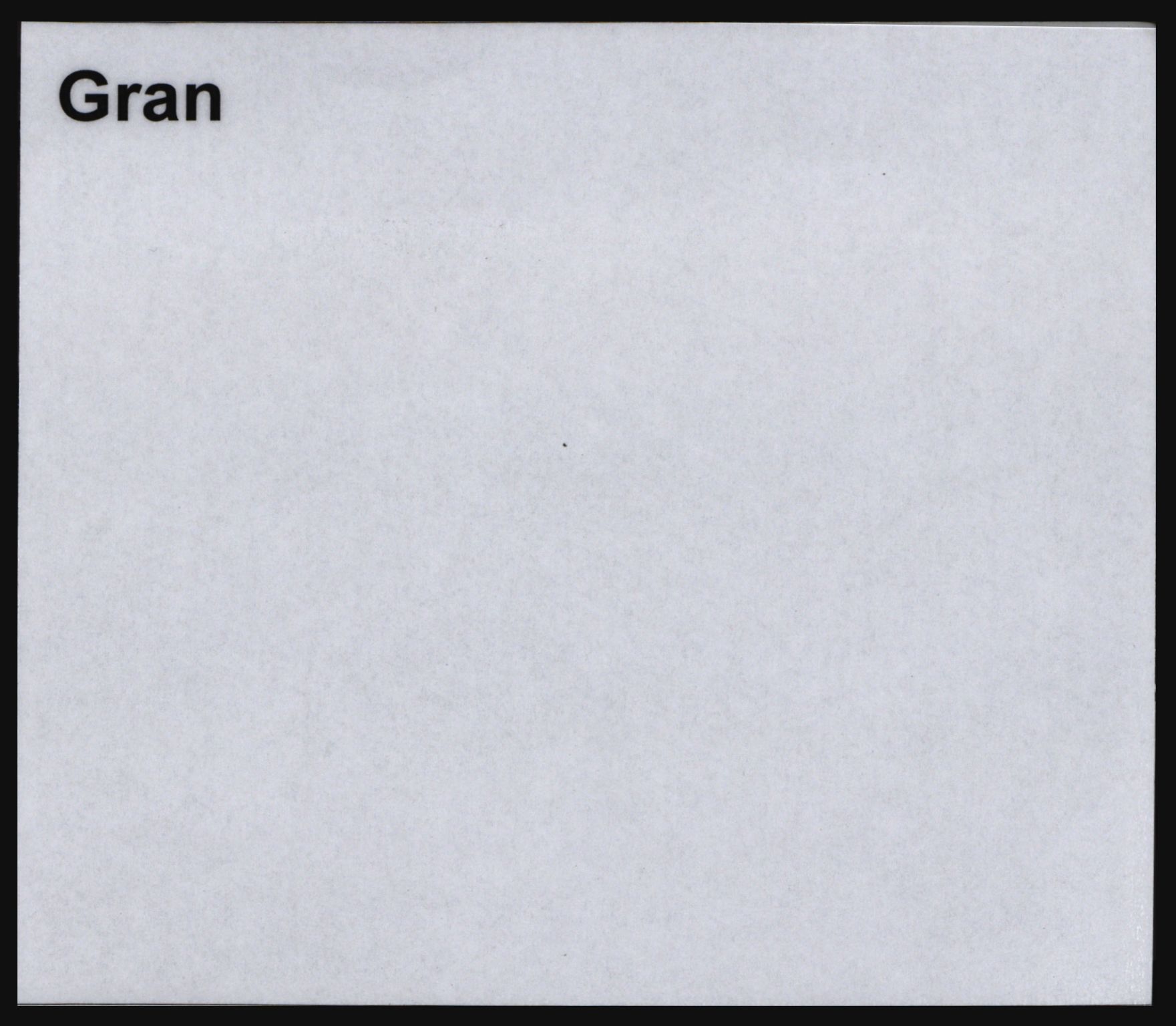 Norges Brannkasse, Gran, AV/SAH-NBRANG-050, s. 1