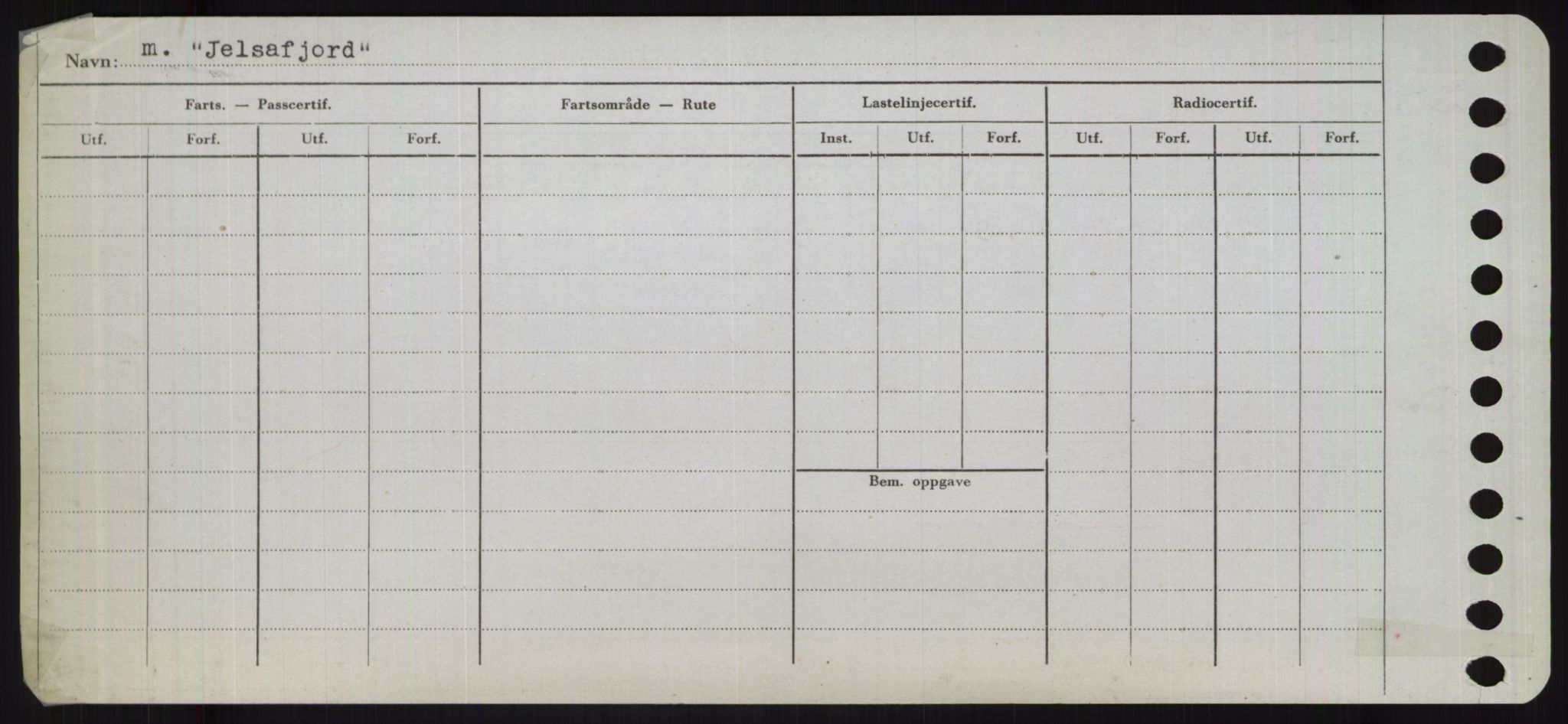 Sjøfartsdirektoratet med forløpere, Skipsmålingen, RA/S-1627/H/Ha/L0003/0001: Fartøy, Hilm-Mar / Fartøy, Hilm-Kol, s. 462