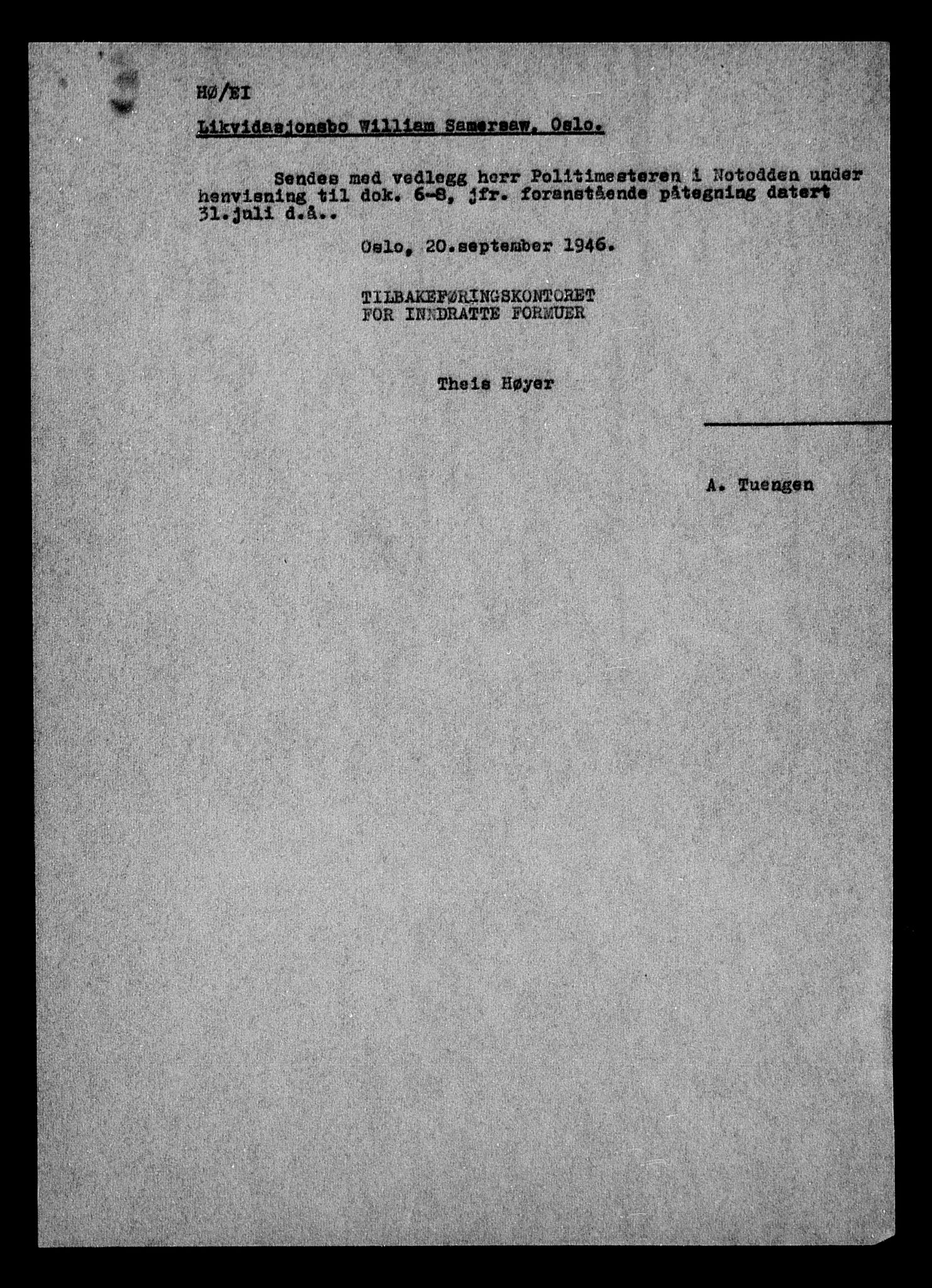 Justisdepartementet, Tilbakeføringskontoret for inndratte formuer, AV/RA-S-1564/H/Hc/Hcc/L0976: --, 1945-1947, s. 621