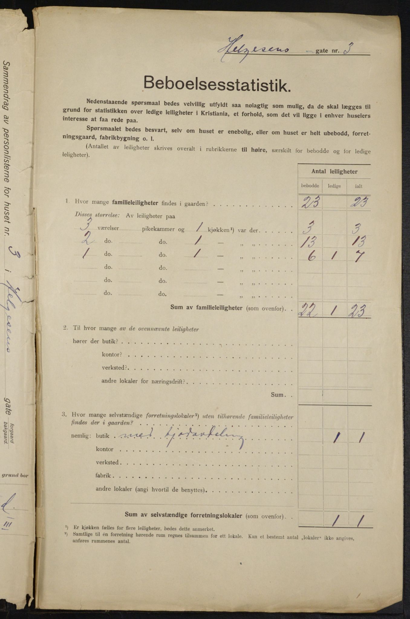 OBA, Kommunal folketelling 1.2.1915 for Kristiania, 1915, s. 37044
