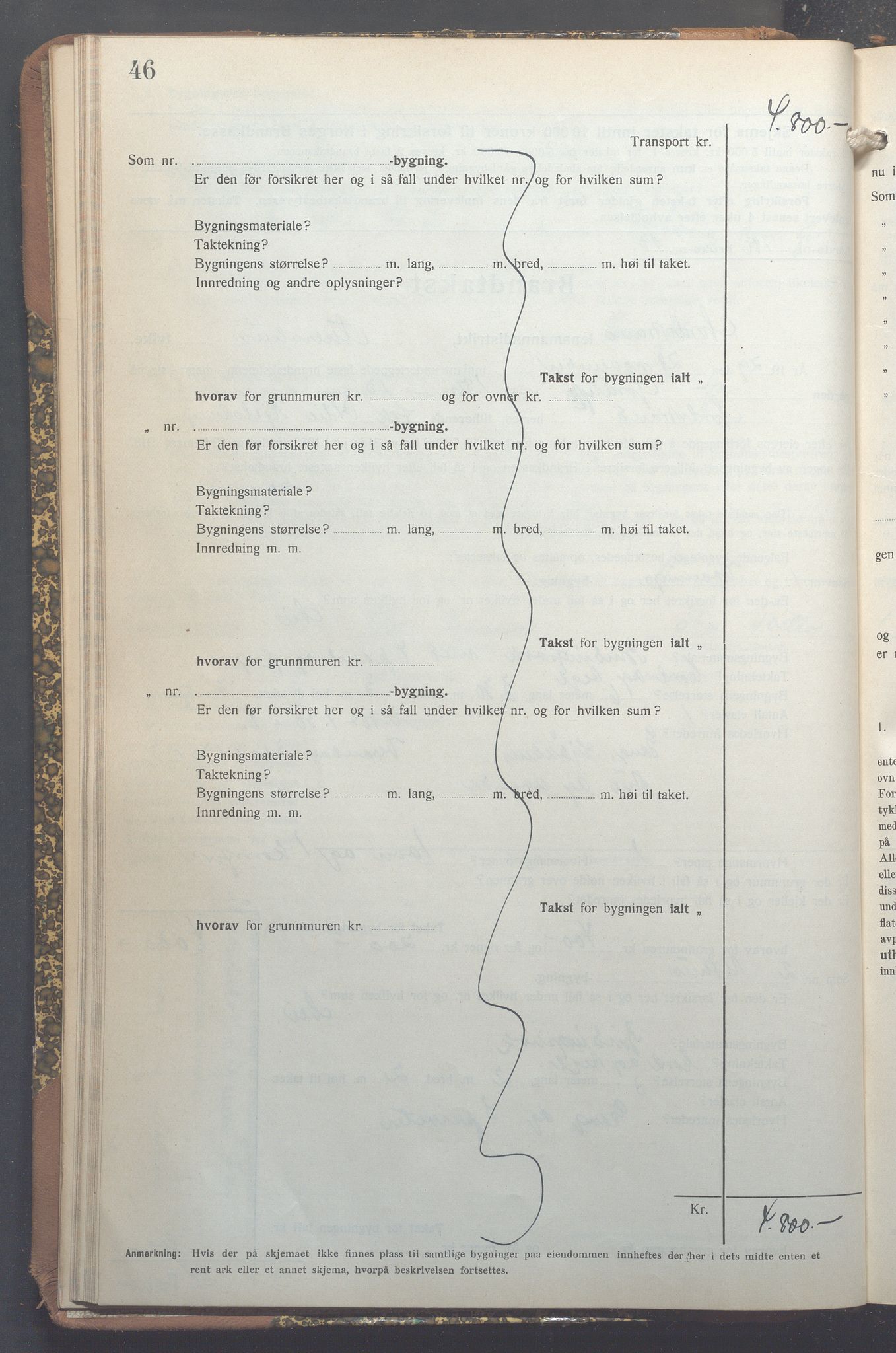 Lensmennene i Aker, OBA/A-10133/F/Fd/L0006: Branntakstprotokoll, 1929-1939, s. 46