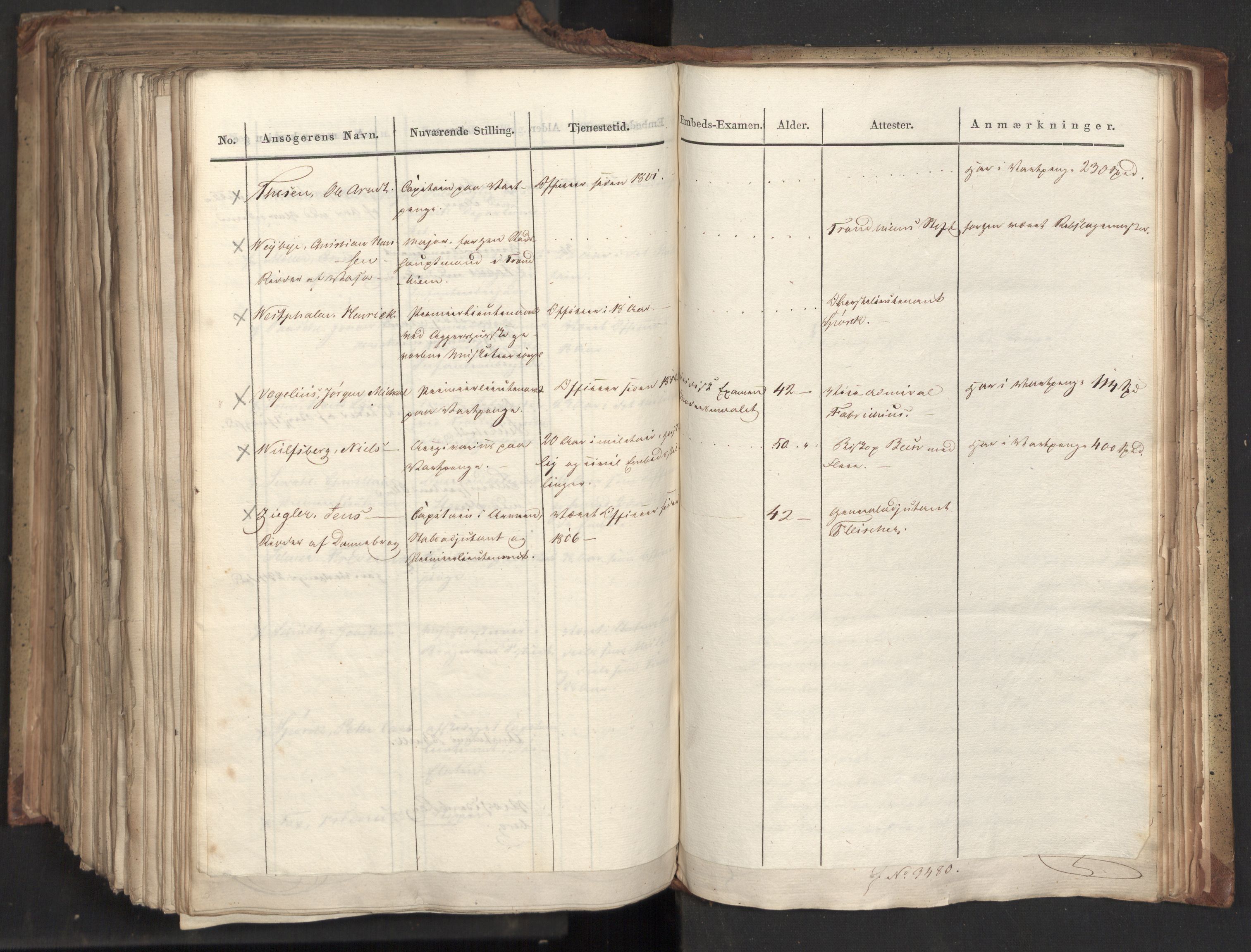 Statsrådsavdelingen i Stockholm, AV/RA-S-1003/D/Da/L0046: Regjeringsinnstillinger nr. 3308-3500, 1826, s. 480