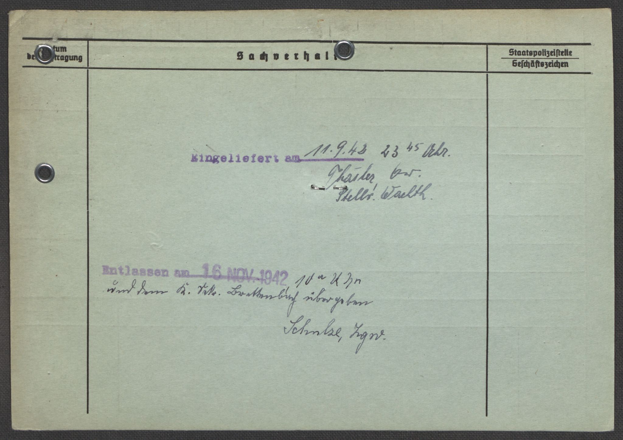 Befehlshaber der Sicherheitspolizei und des SD, AV/RA-RAFA-5969/E/Ea/Eaa/L0002: Register over norske fanger i Møllergata 19: Bj-Eng, 1940-1945, s. 1048