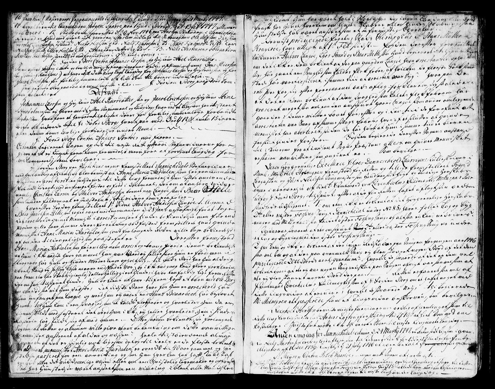Bamble sorenskriveri, SAKO/A-214/F/Fa/Faa/L0014a: Tingbok, 1747-1750, s. 3