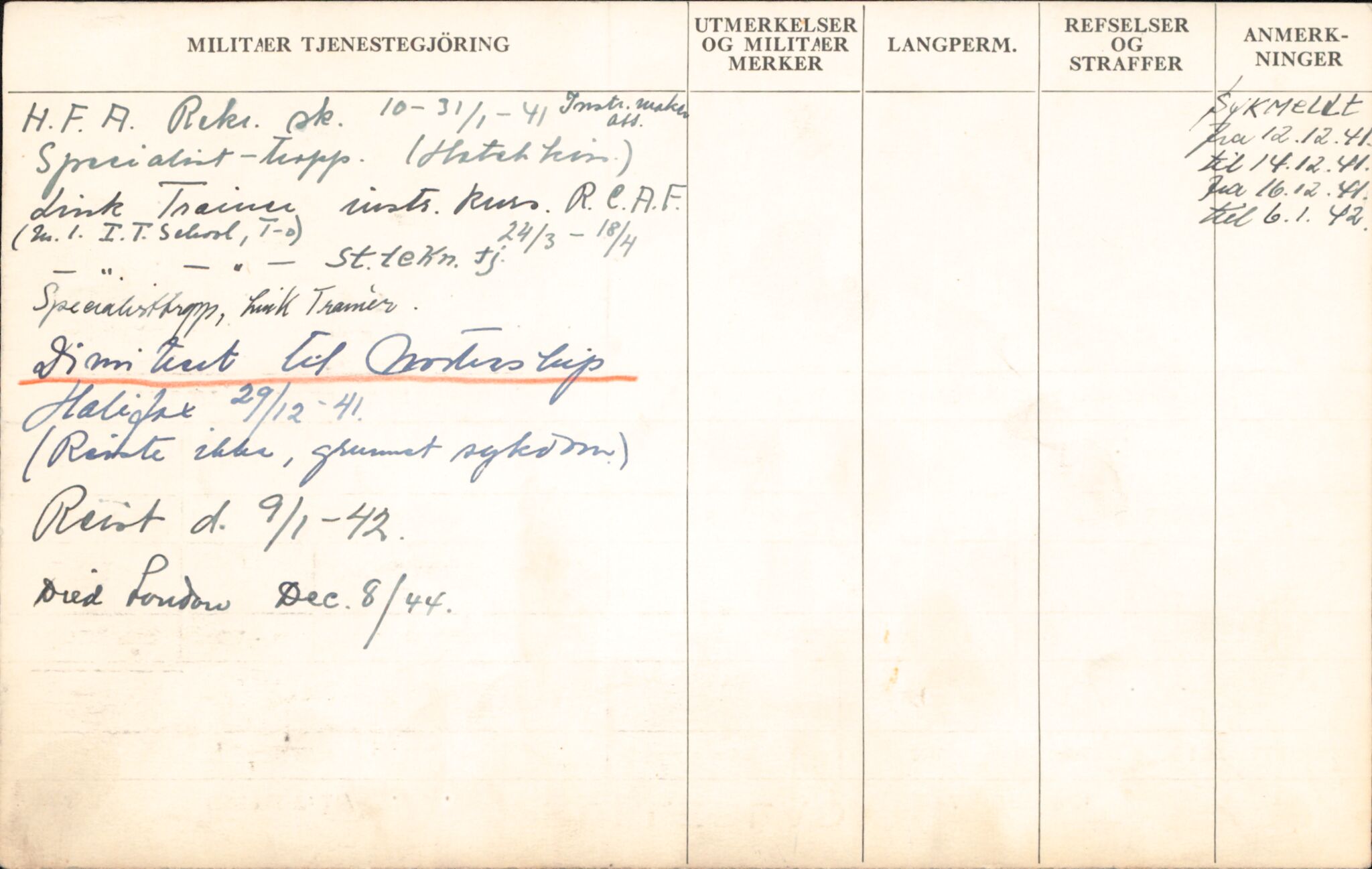 Forsvaret, Forsvarets overkommando/Luftforsvarsstaben, AV/RA-RAFA-4079/P/Pa/L0028: Personellpapirer, 1911, s. 156