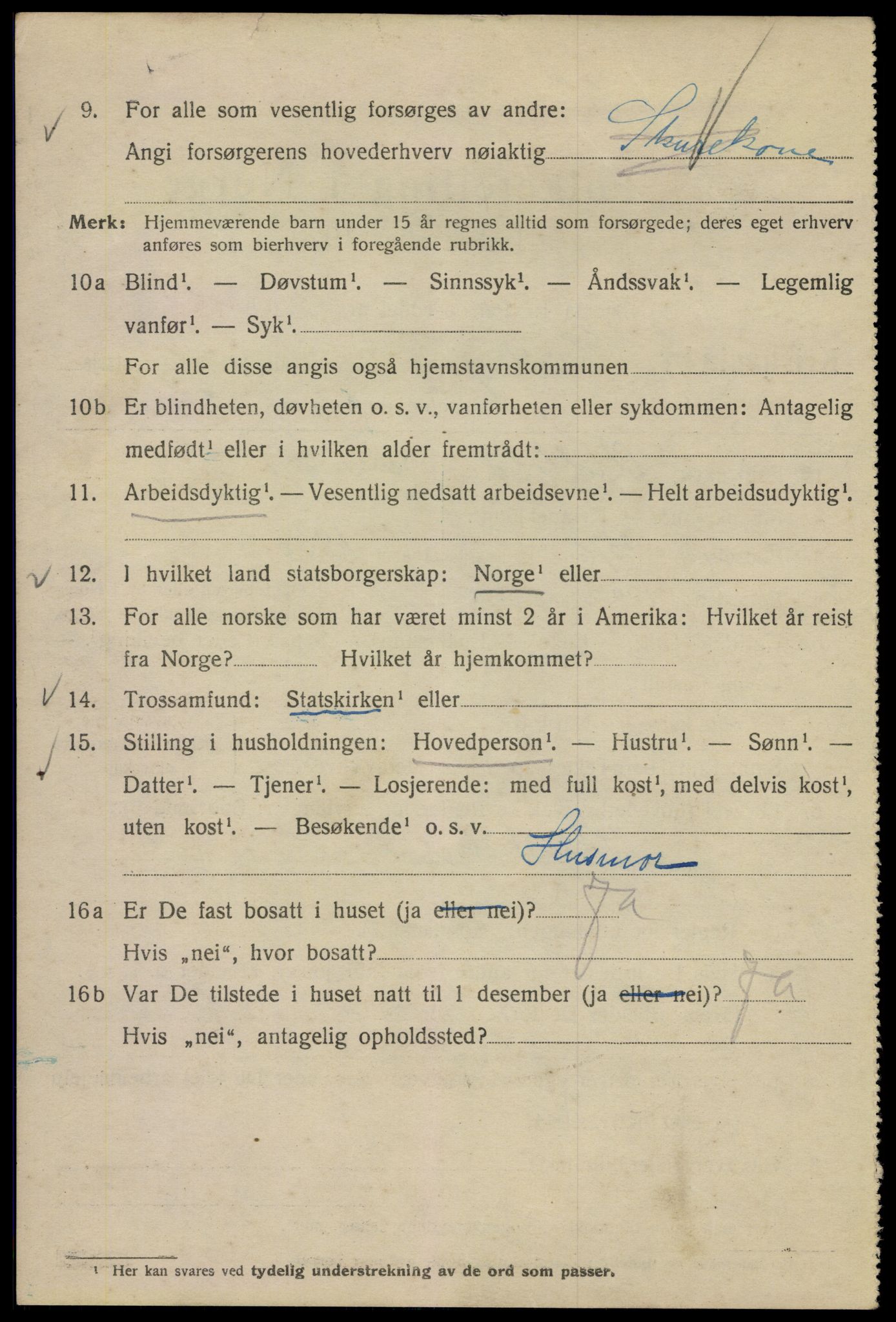 SAO, Folketelling 1920 for 0301 Kristiania kjøpstad, 1920, s. 577212