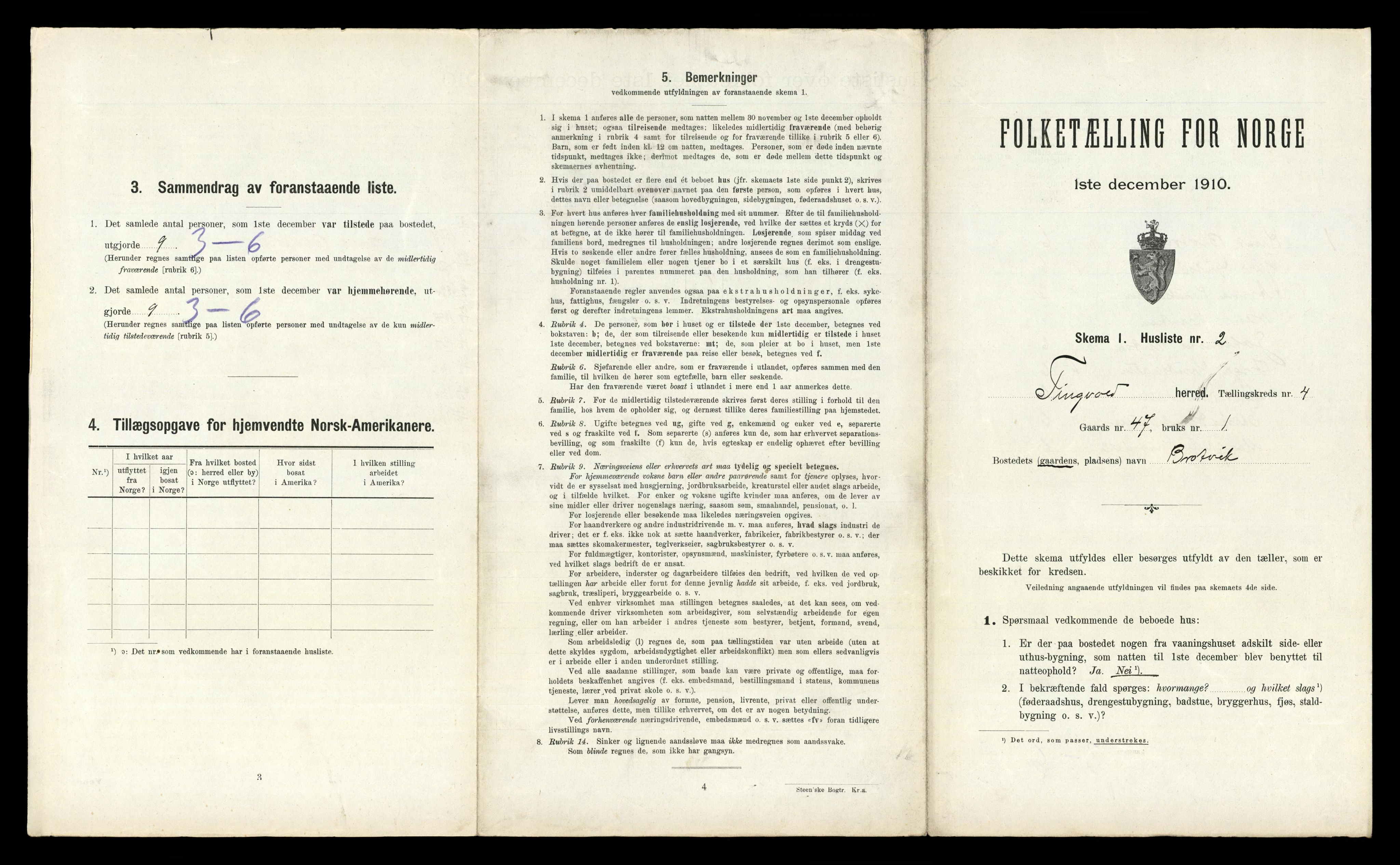 RA, Folketelling 1910 for 1560 Tingvoll herred, 1910, s. 403