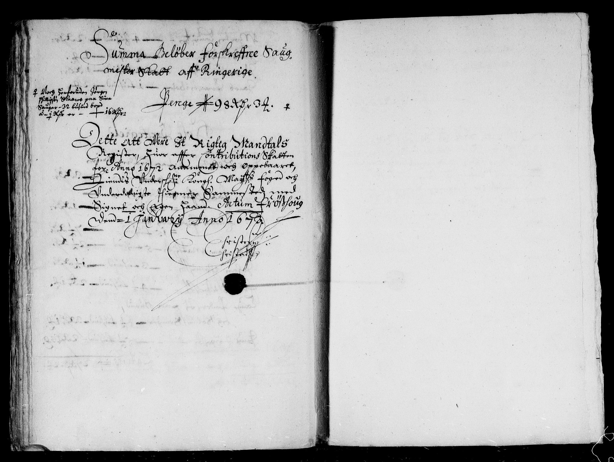Rentekammeret inntil 1814, Reviderte regnskaper, Stiftamtstueregnskaper, Landkommissariatet på Akershus og Akershus stiftamt, AV/RA-EA-5869/R/Rb/L0086: Akershus stiftamt, 1672