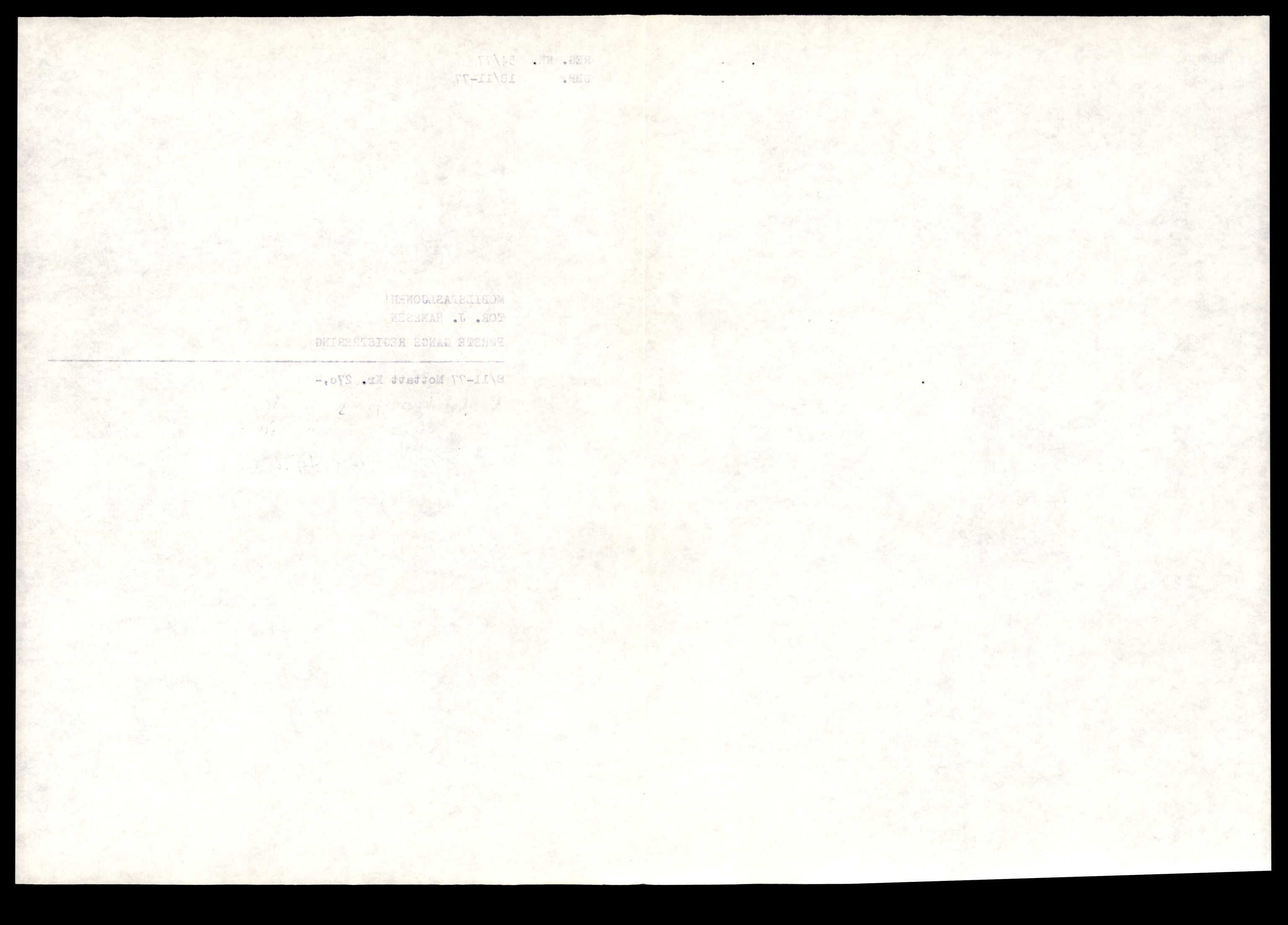 Salten sorenskriveri, SAT/A-4578/4/J/Jd/Jda/L0017: Bilag. Enkeltmannsforetak, personlig firma og andelslag Mo - No, 1928-1989, s. 2