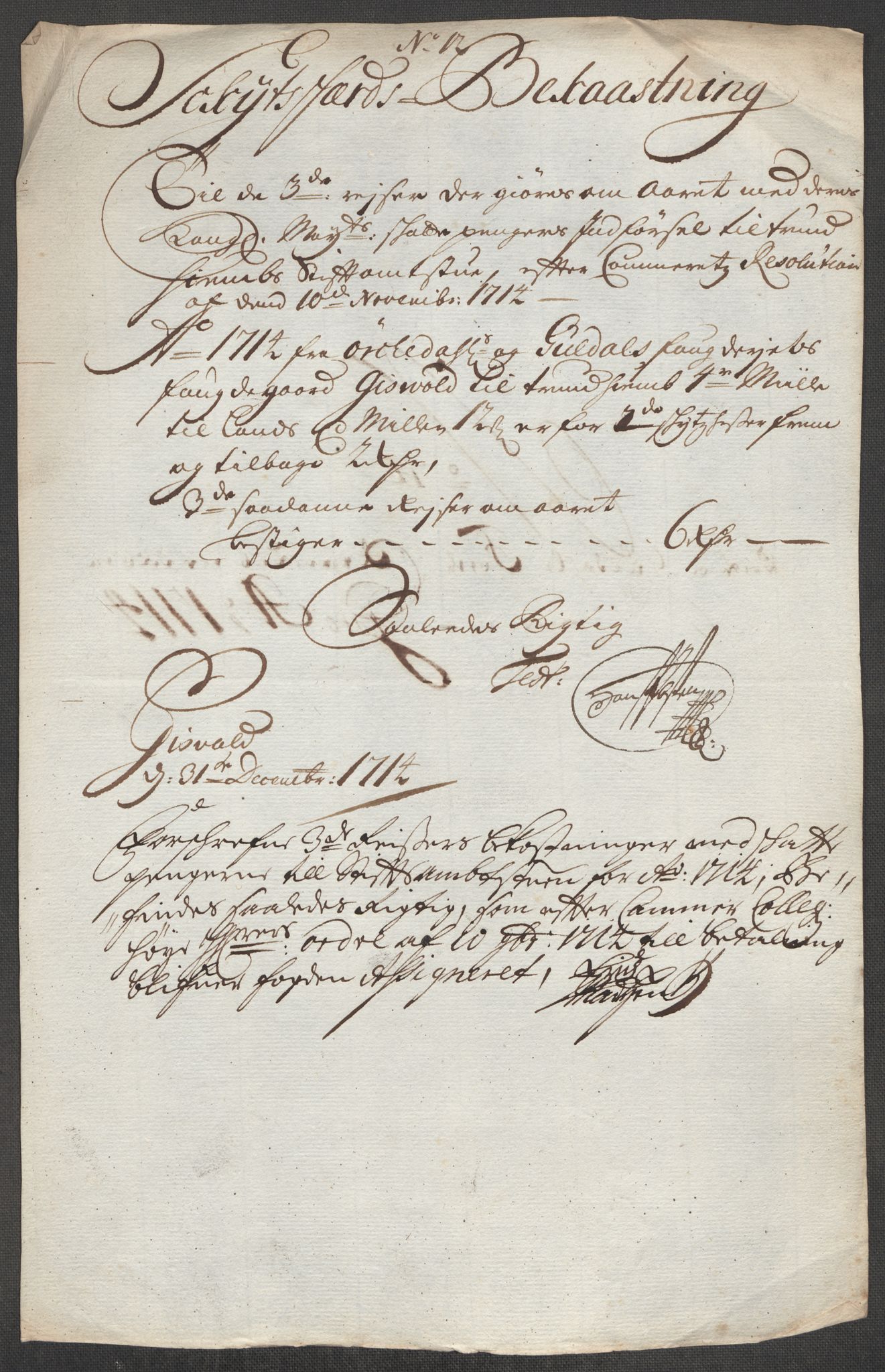 Rentekammeret inntil 1814, Reviderte regnskaper, Fogderegnskap, RA/EA-4092/R60/L3965: Fogderegnskap Orkdal og Gauldal, 1714, s. 467