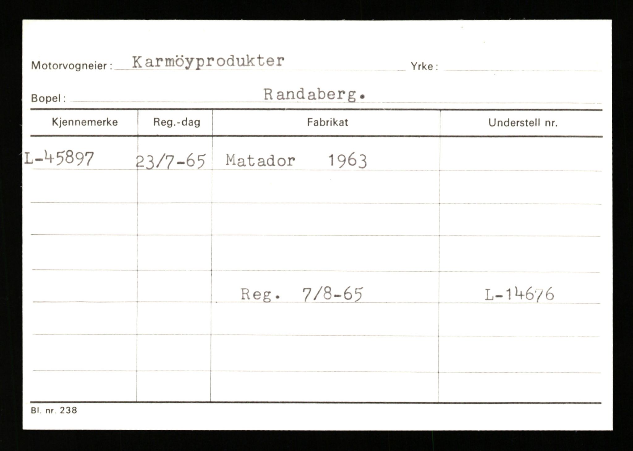 Stavanger trafikkstasjon, SAST/A-101942/0/G/L0006: Registreringsnummer: 34250 - 49007, 1930-1971, s. 2936