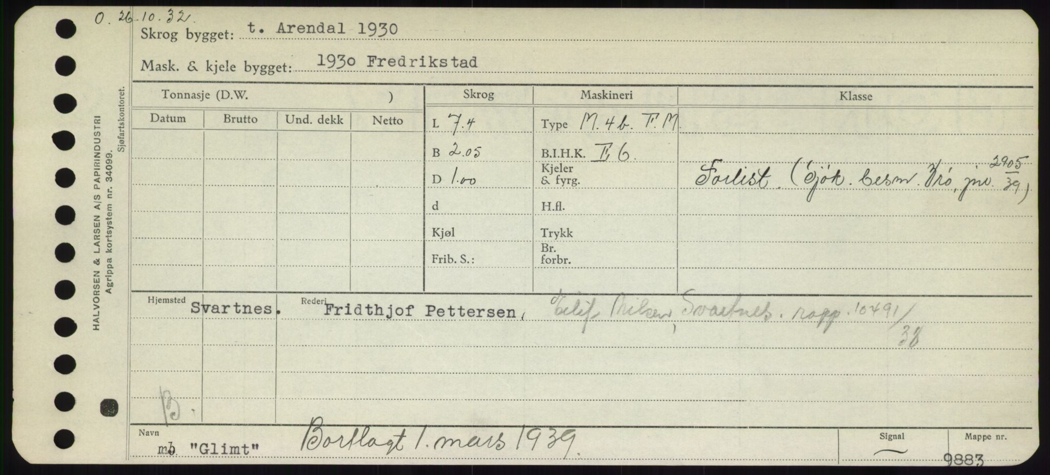 Sjøfartsdirektoratet med forløpere, Skipsmålingen, RA/S-1627/H/Hd/L0012: Fartøy, G-Glø, s. 425