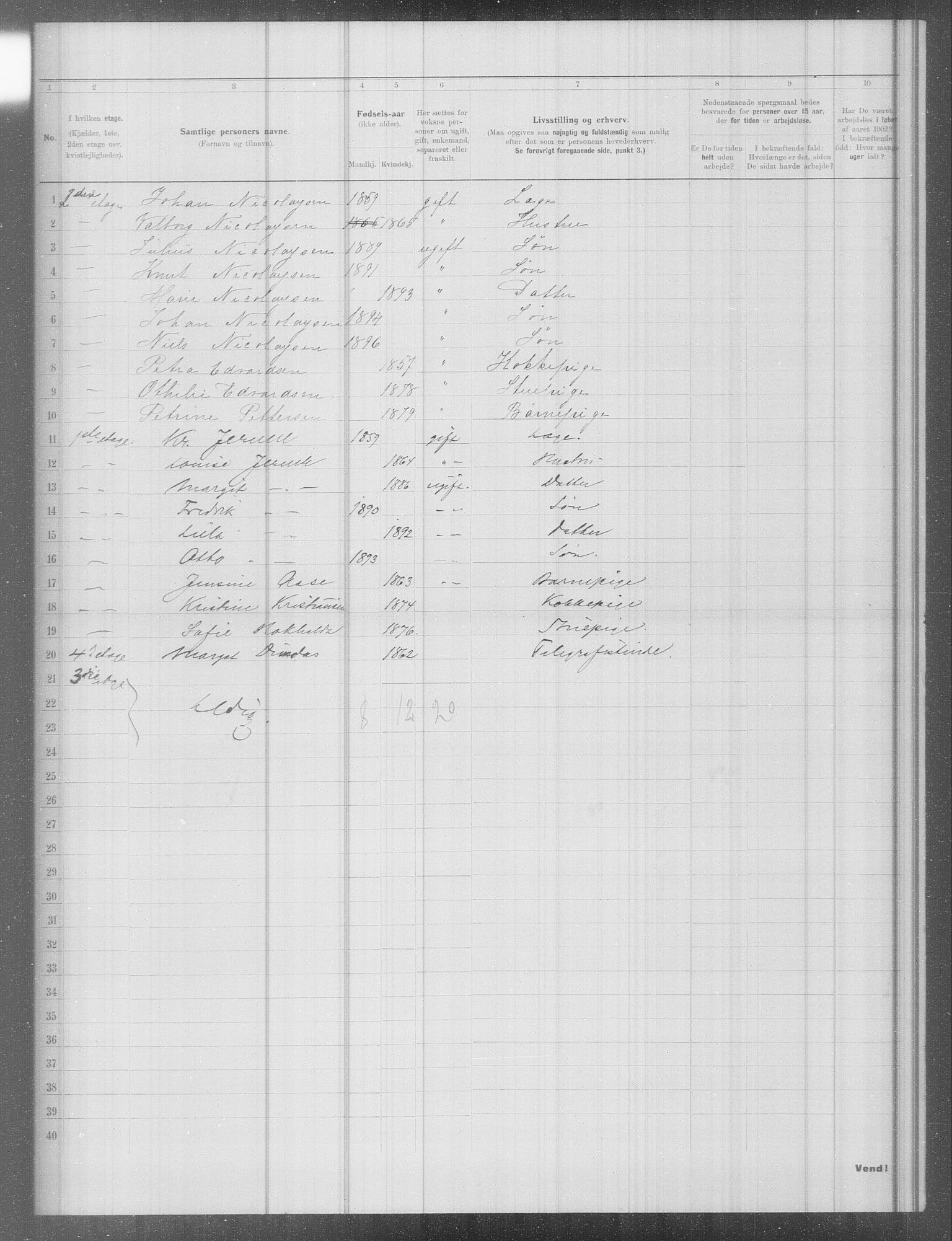 OBA, Kommunal folketelling 31.12.1902 for Kristiania kjøpstad, 1902, s. 10318