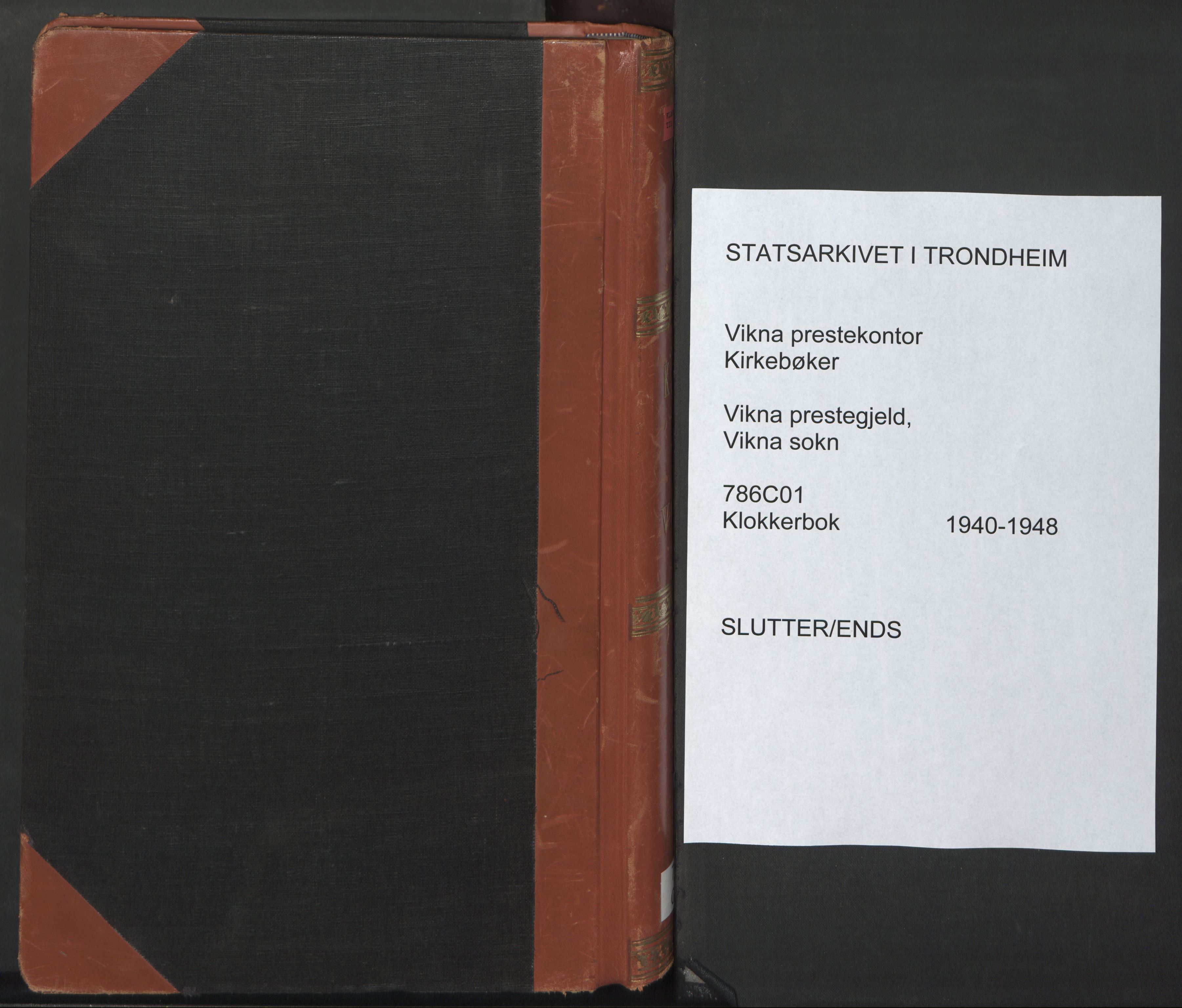 Ministerialprotokoller, klokkerbøker og fødselsregistre - Nord-Trøndelag, SAT/A-1458/786/L0689: Klokkerbok nr. 786C01, 1940-1948