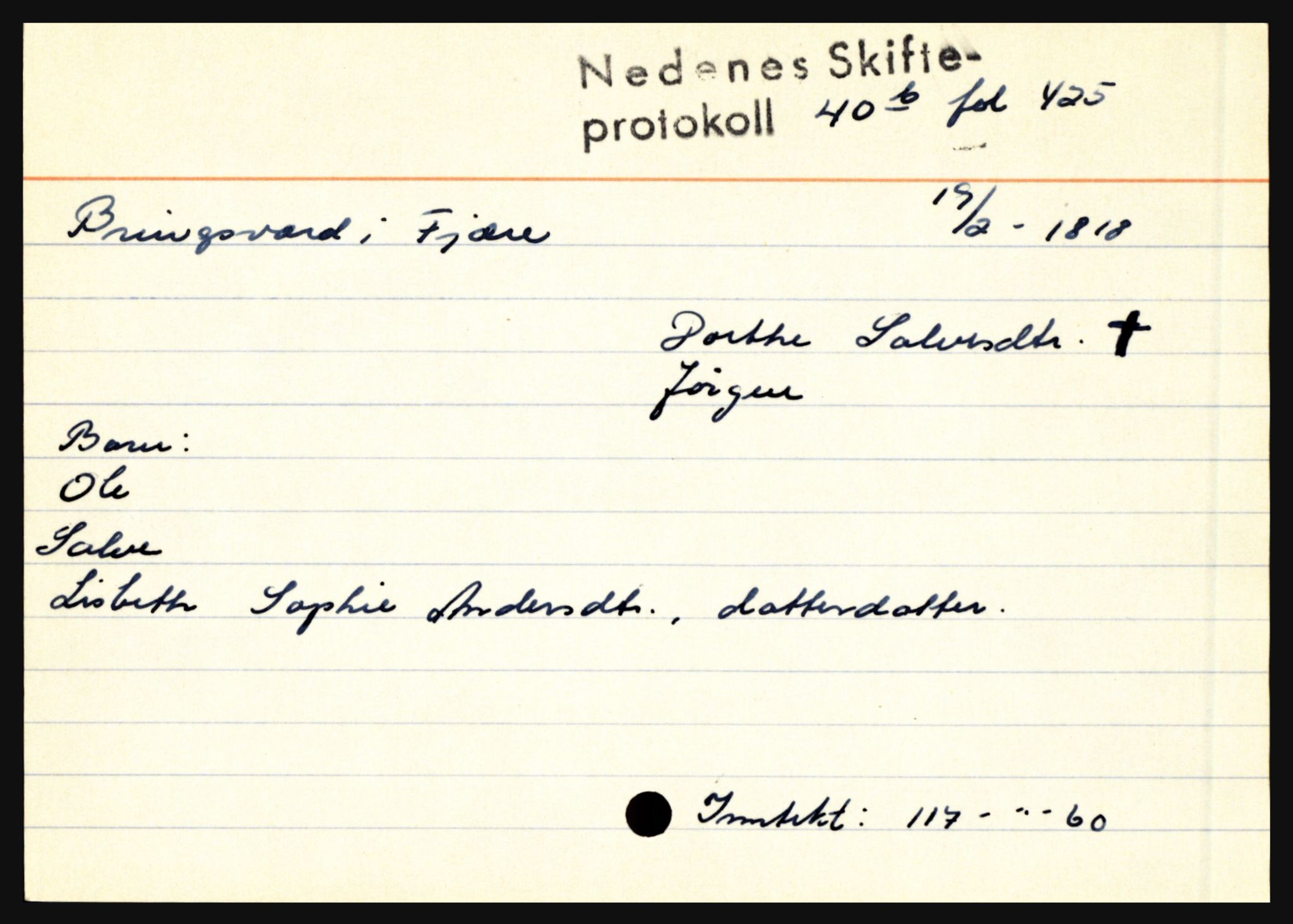 Nedenes sorenskriveri før 1824, AV/SAK-1221-0007/H, s. 4015