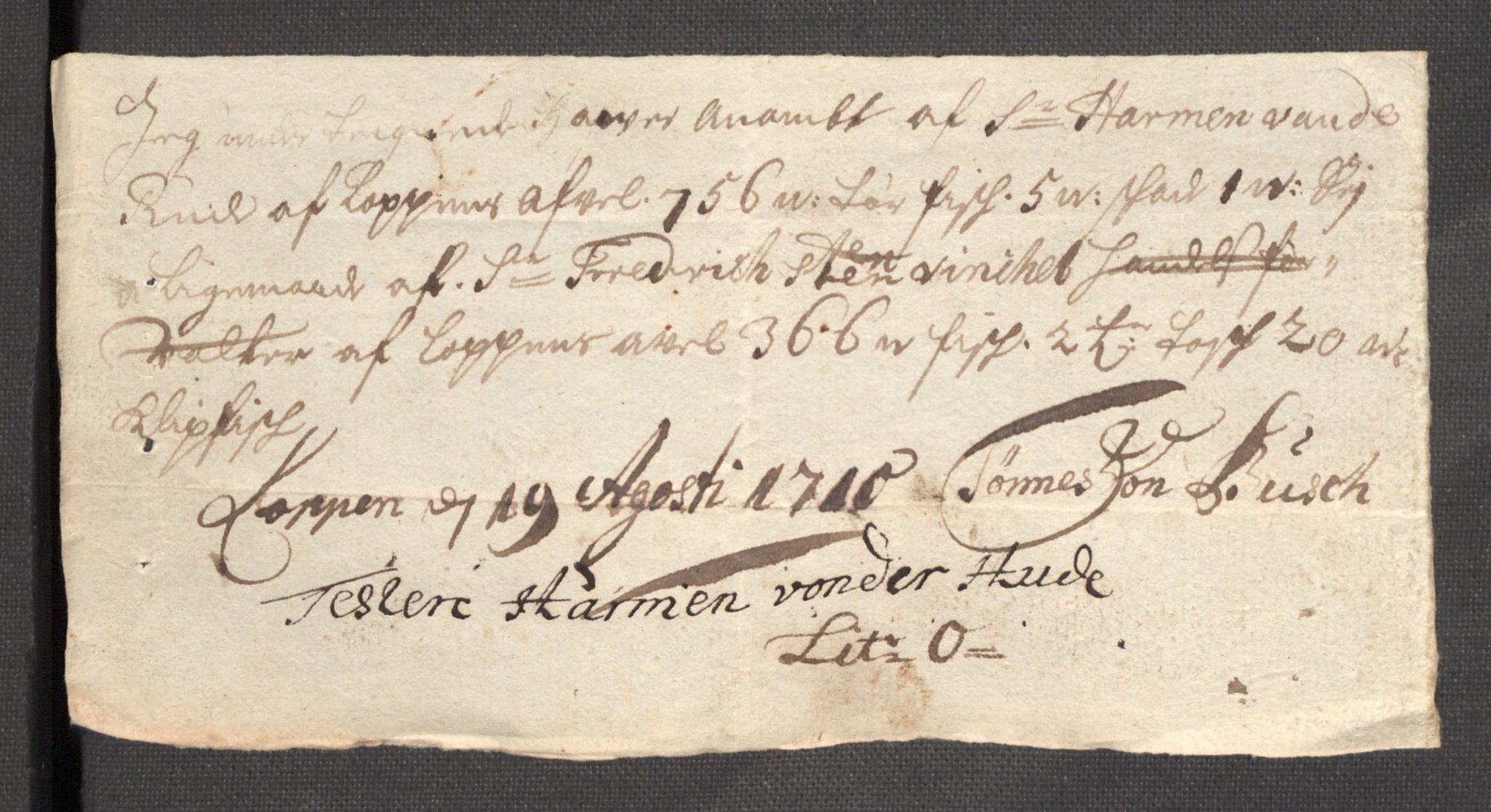 Rentekammeret inntil 1814, Reviderte regnskaper, Fogderegnskap, AV/RA-EA-4092/R69/L4855: Fogderegnskap Finnmark/Vardøhus, 1709-1712, s. 283