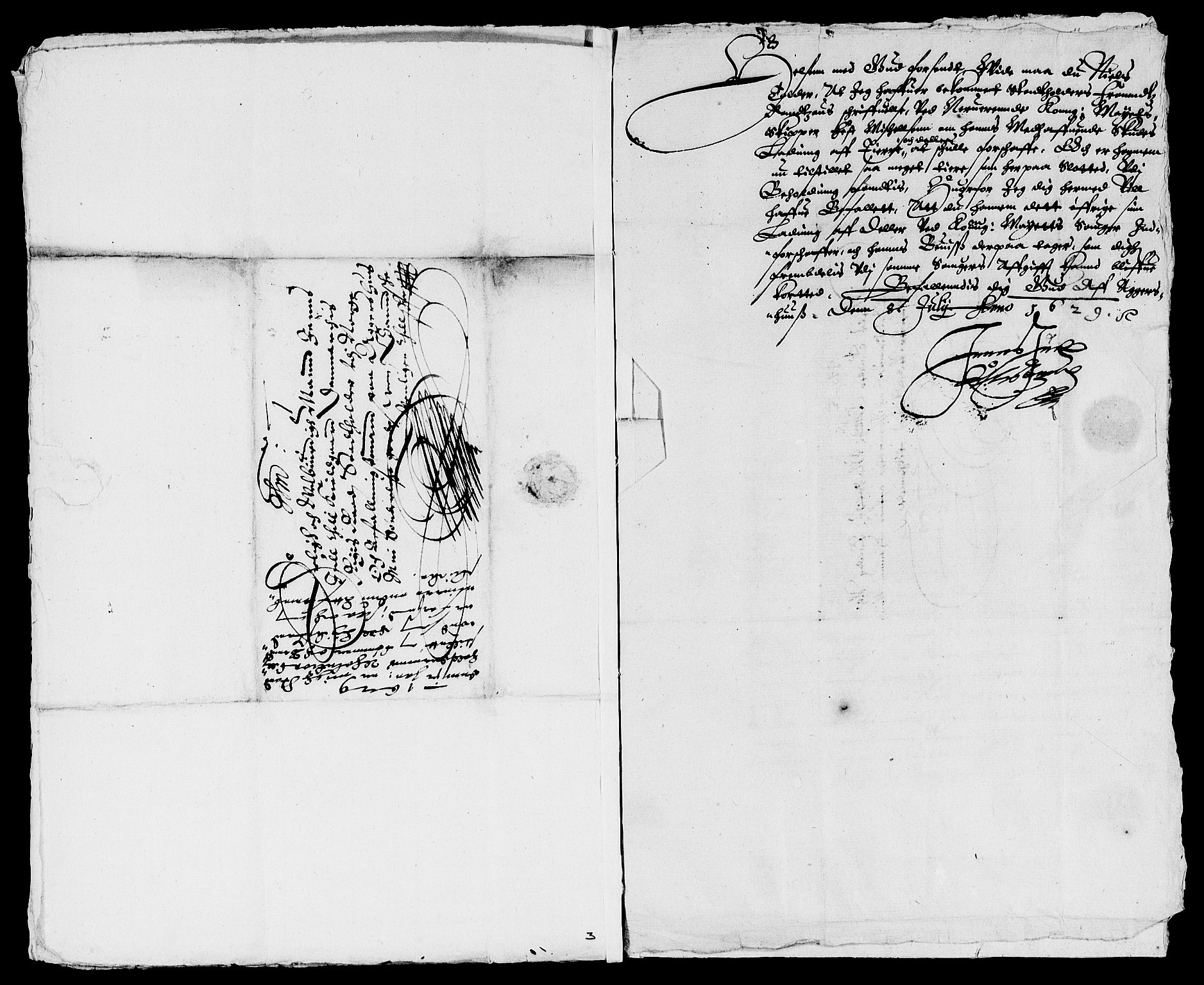 Rentekammeret inntil 1814, Reviderte regnskaper, Lensregnskaper, RA/EA-5023/R/Rb/Rbh/L0001: Sager i Aker, 1628-1646