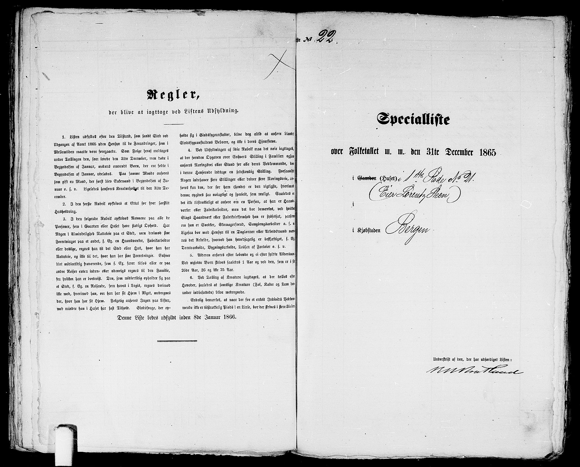 RA, Folketelling 1865 for 1301 Bergen kjøpstad, 1865, s. 87