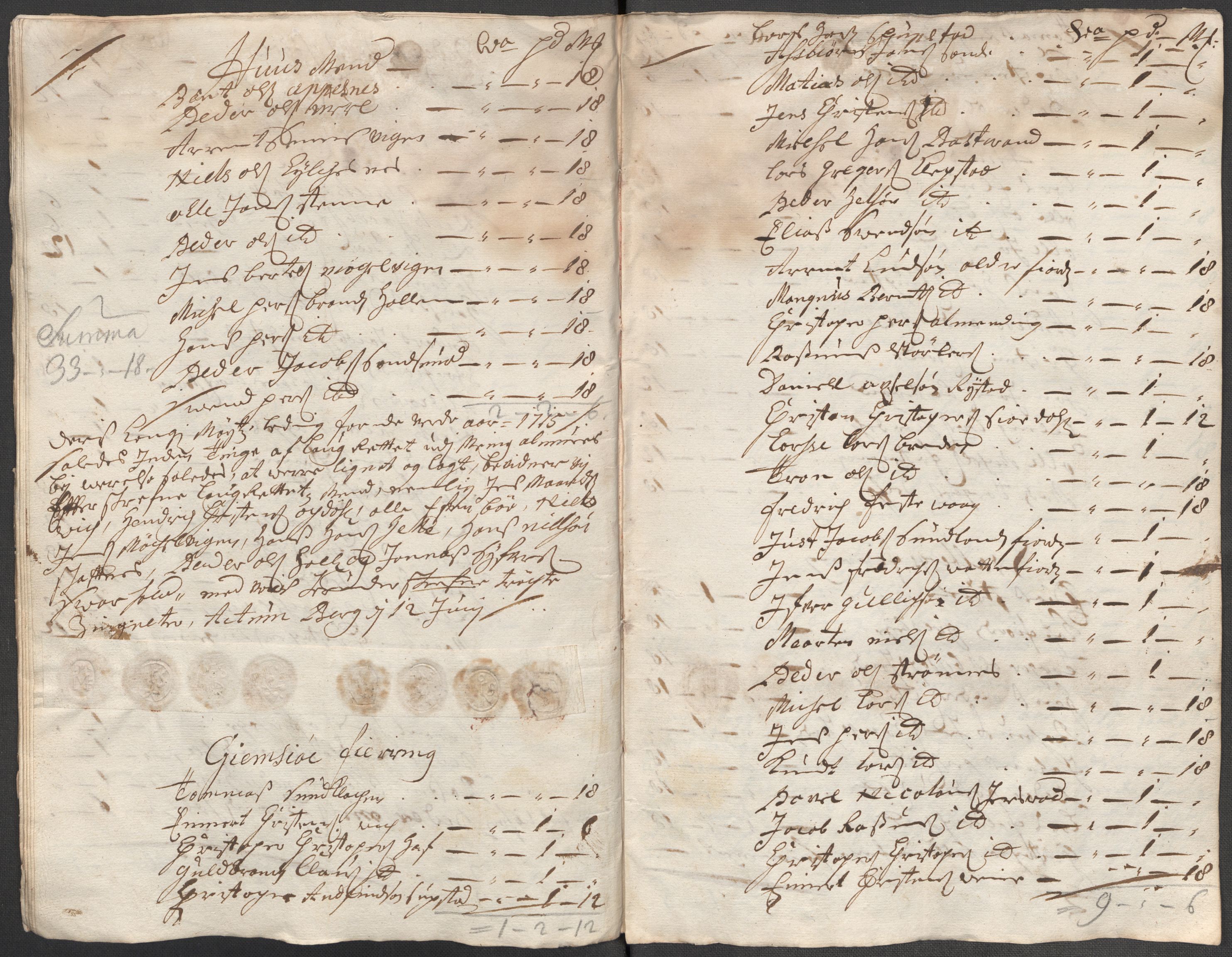 Rentekammeret inntil 1814, Reviderte regnskaper, Fogderegnskap, AV/RA-EA-4092/R67/L4681: Fogderegnskap Vesterålen, Andenes og Lofoten, 1715, s. 152