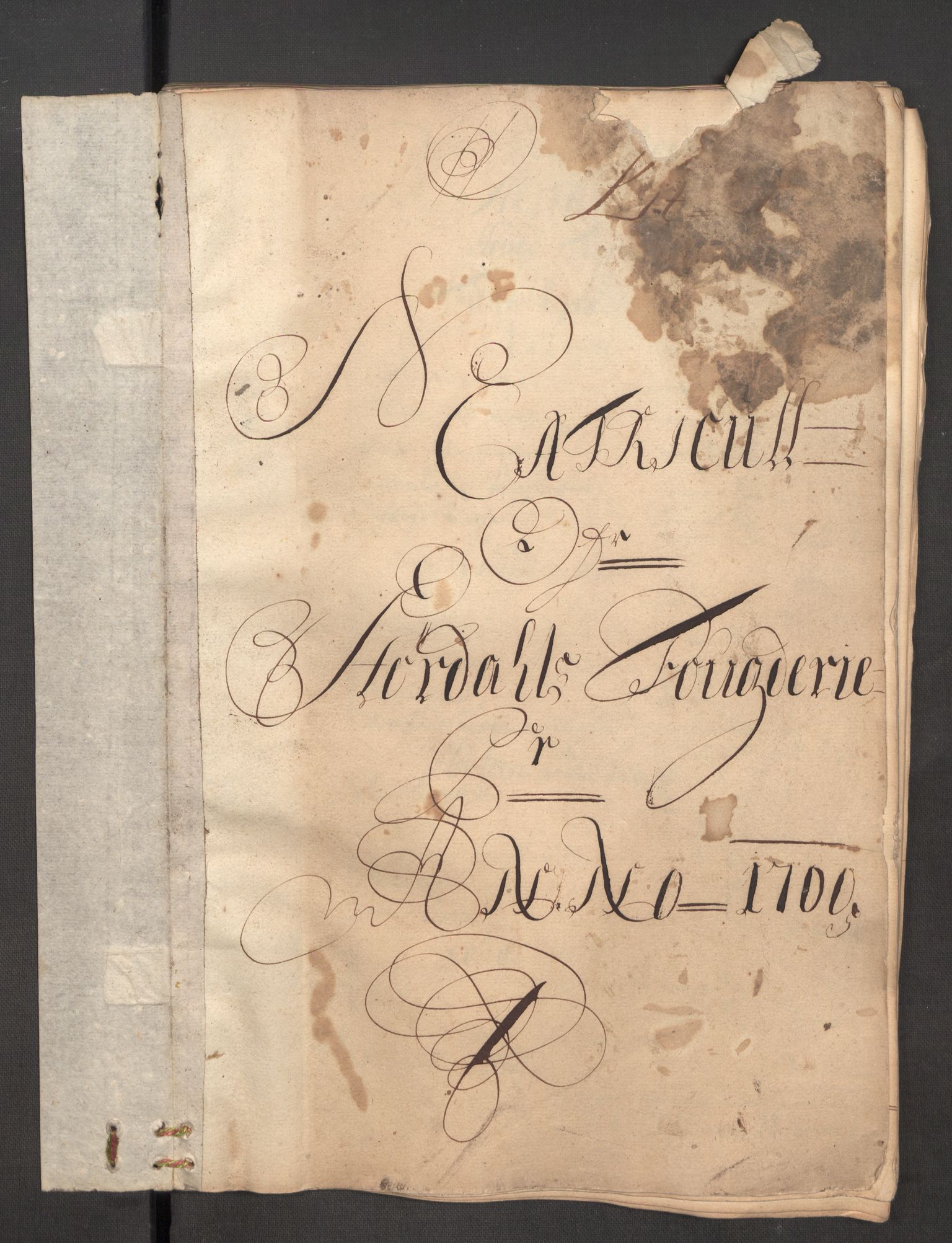 Rentekammeret inntil 1814, Reviderte regnskaper, Fogderegnskap, RA/EA-4092/R62/L4192: Fogderegnskap Stjørdal og Verdal, 1700, s. 39
