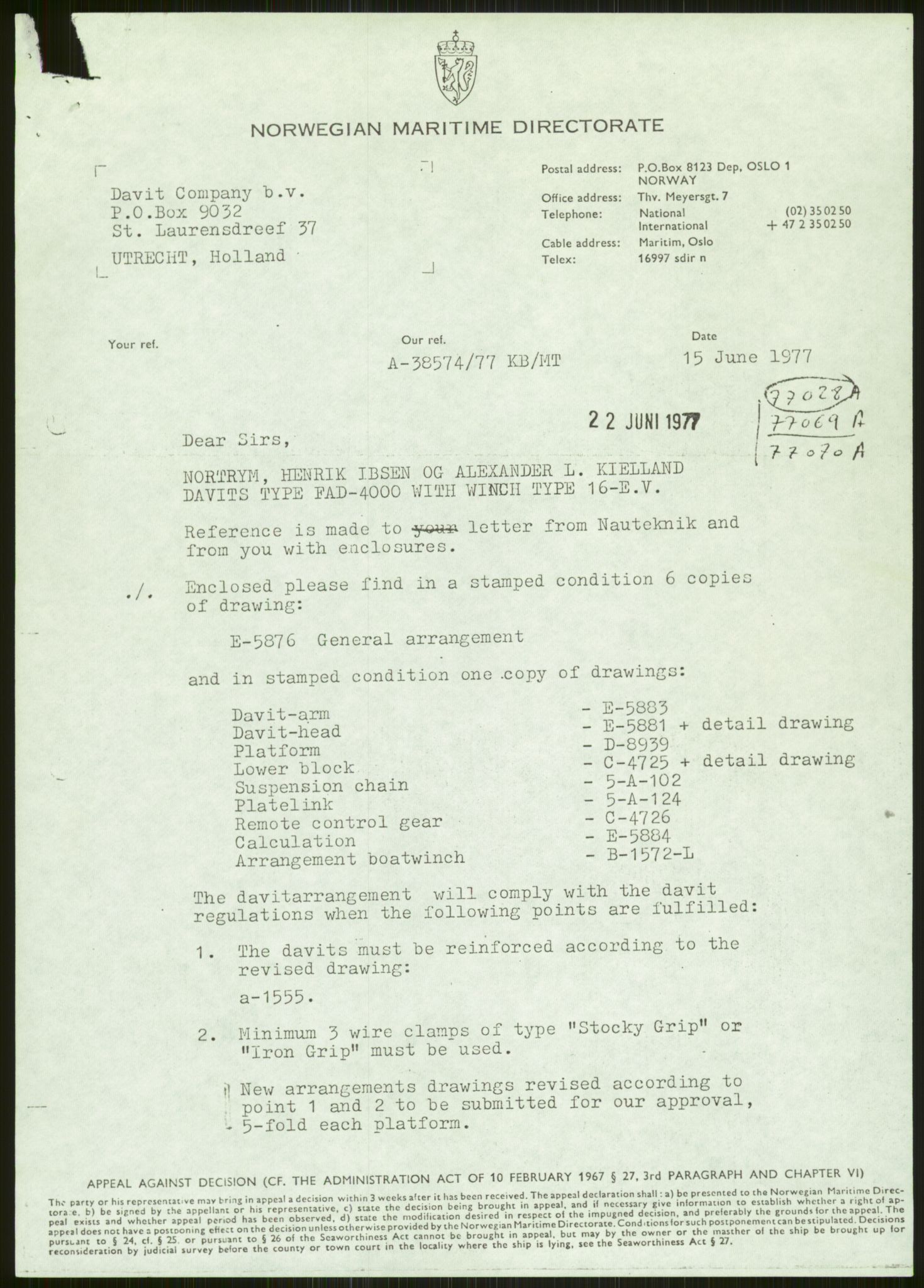 Justisdepartementet, Granskningskommisjonen ved Alexander Kielland-ulykken 27.3.1980, AV/RA-S-1165/D/L0006: A Alexander L. Kielland (Doku.liste + A3-A6, A11-A13, A18-A20-A21, A23, A31 av 31)/Dykkerjournaler, 1980-1981, s. 7