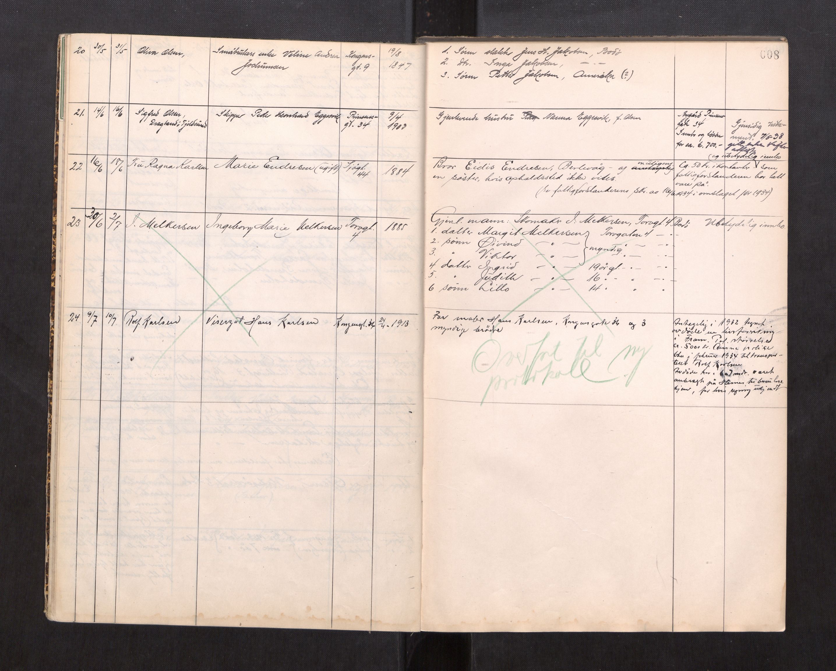 Bodø sorenskriveri, AV/SAT-A-0022/1/3/3L/L0002: Dødsanmeldelsesprotokoller, 1933-1934, s. 8