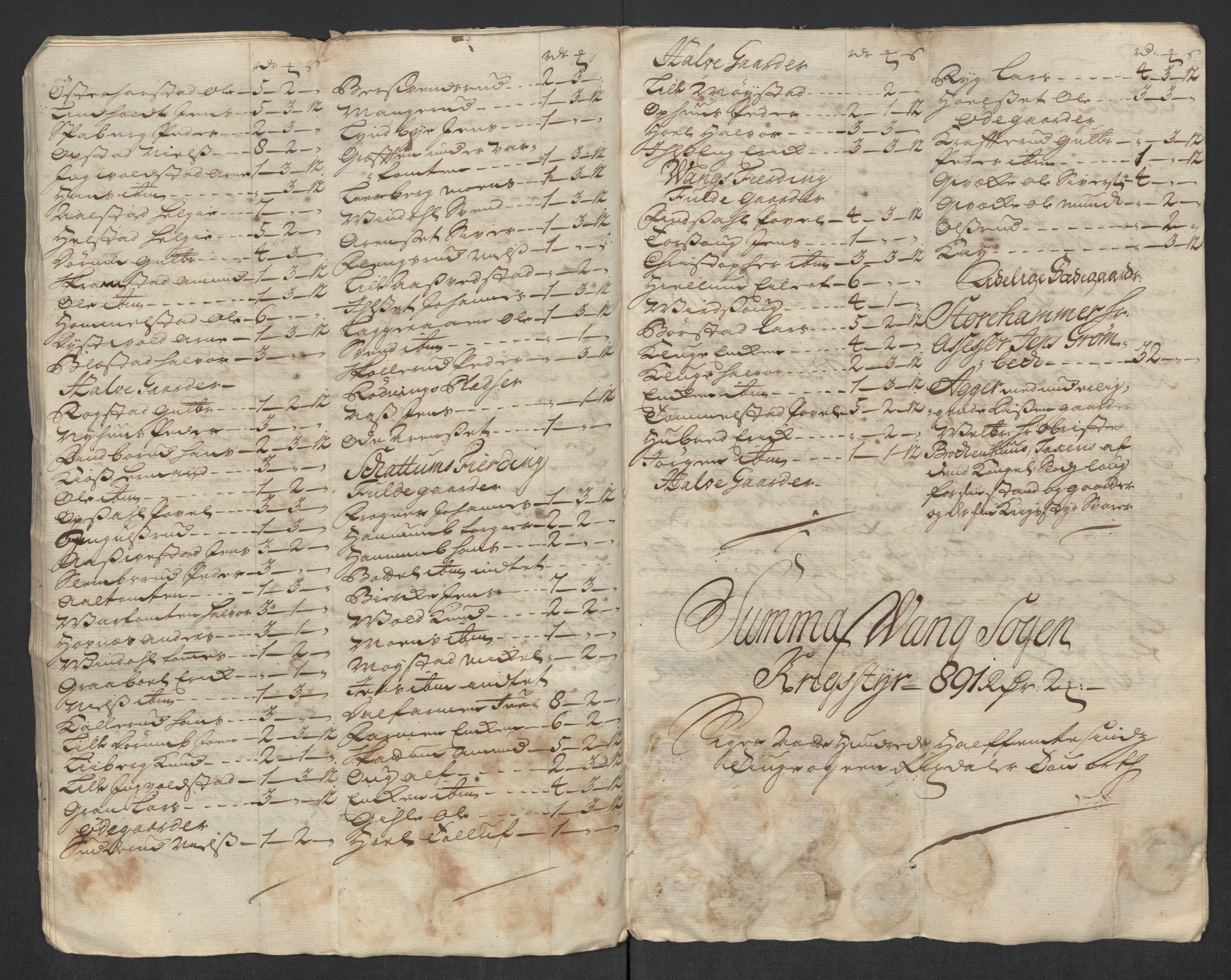 Rentekammeret inntil 1814, Reviderte regnskaper, Fogderegnskap, AV/RA-EA-4092/R16/L1057: Fogderegnskap Hedmark, 1718, s. 168