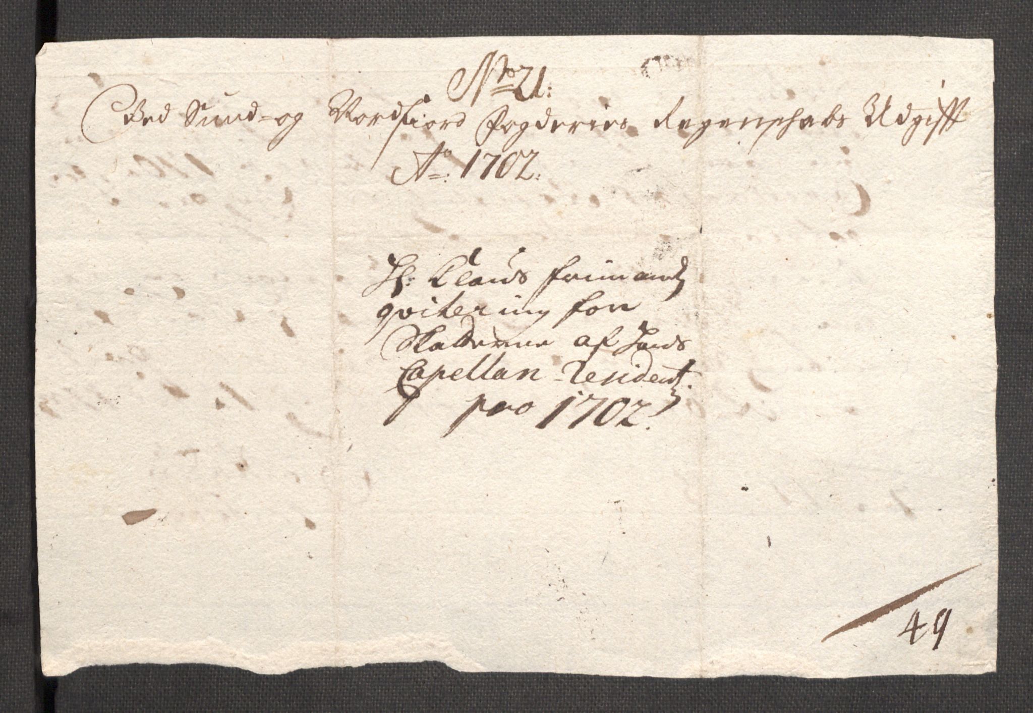 Rentekammeret inntil 1814, Reviderte regnskaper, Fogderegnskap, AV/RA-EA-4092/R53/L3426: Fogderegnskap Sunn- og Nordfjord, 1702, s. 244