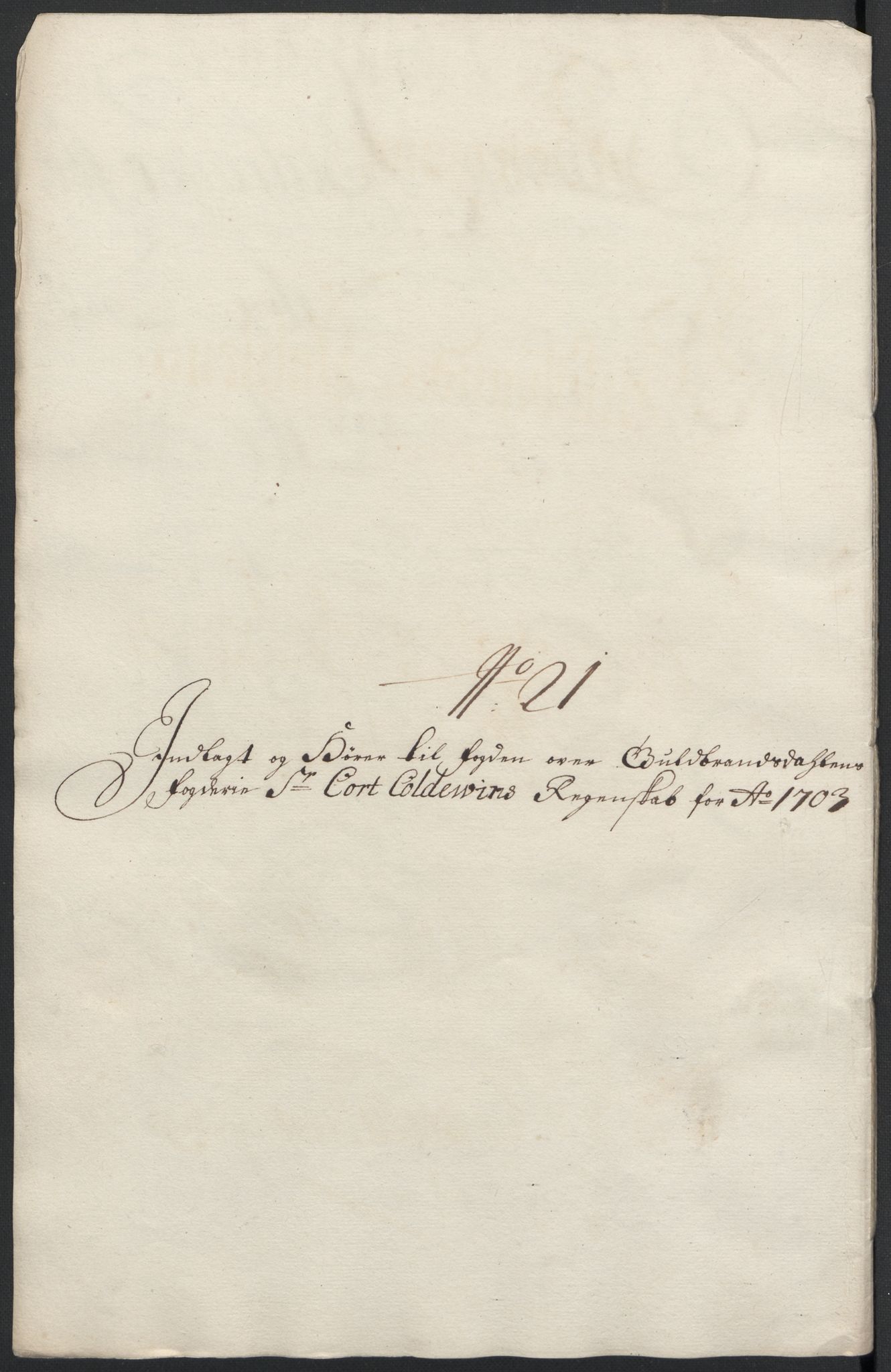 Rentekammeret inntil 1814, Reviderte regnskaper, Fogderegnskap, RA/EA-4092/R17/L1176: Fogderegnskap Gudbrandsdal, 1703, s. 157