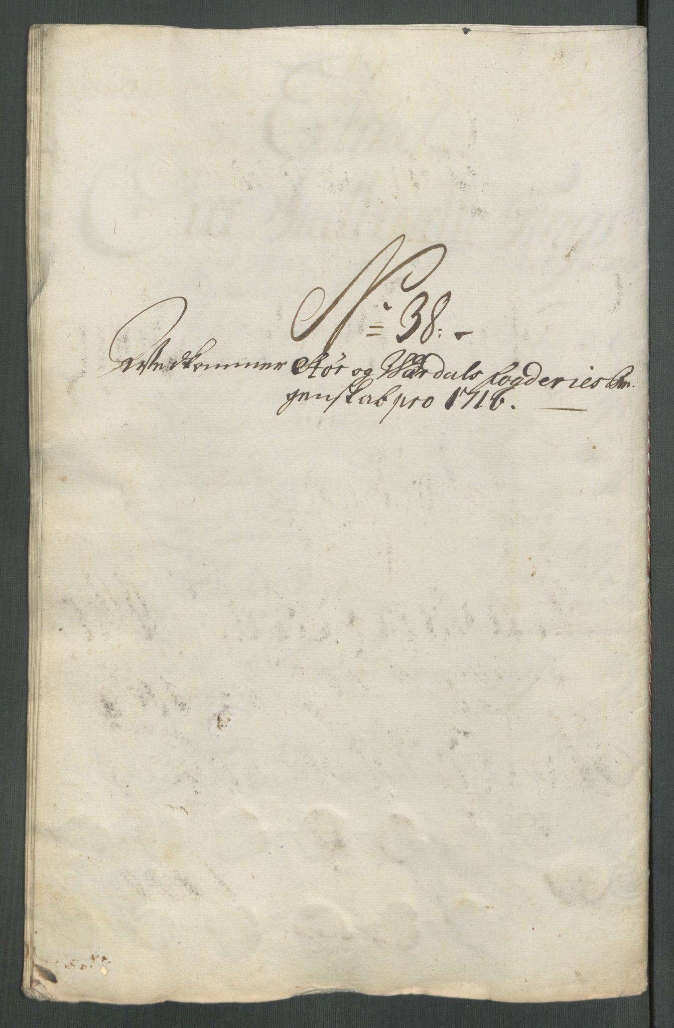 Rentekammeret inntil 1814, Reviderte regnskaper, Fogderegnskap, AV/RA-EA-4092/R62/L4206: Fogderegnskap Stjørdal og Verdal, 1716, s. 311