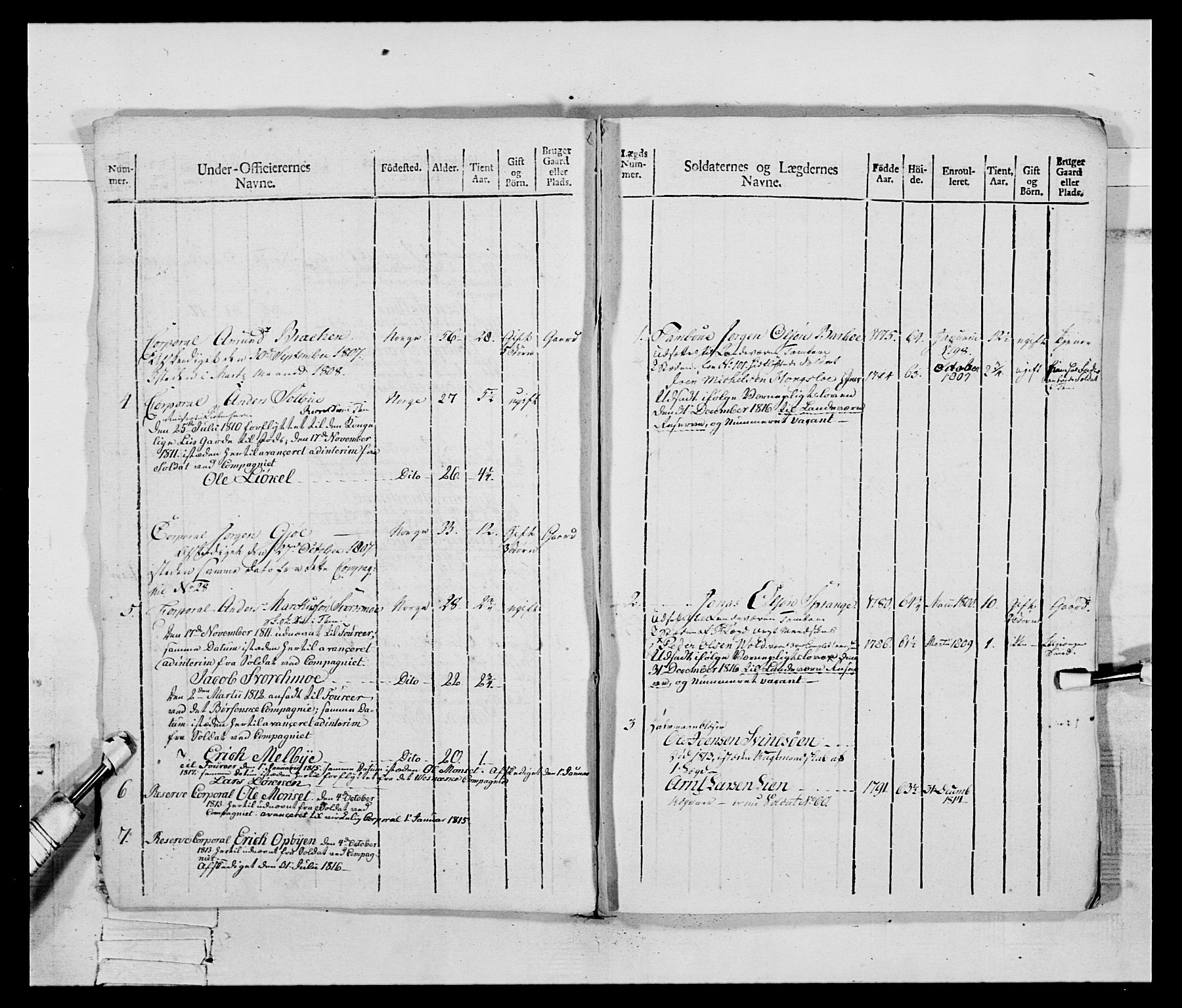 Generalitets- og kommissariatskollegiet, Det kongelige norske kommissariatskollegium, RA/EA-5420/E/Eh/L0083c: 2. Trondheimske nasjonale infanteriregiment, 1810, s. 8